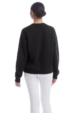 Champion Ladies' PowerBlend Sweatshirt 14 Champion Ladies' PowerBlend Sweatshirt -Jiffyshirts Sales Store 131505 S650 Black 7