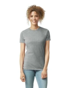 Gildan Ladies' Softstyle® 4.5 Oz. Fitted T-Shirt 27 Gildan Ladies' Softstyle® 4.5 Oz. Fitted T-Shirt -Jiffyshirts Sales Store 142234 64000L CG7C G2023 SD F 19058