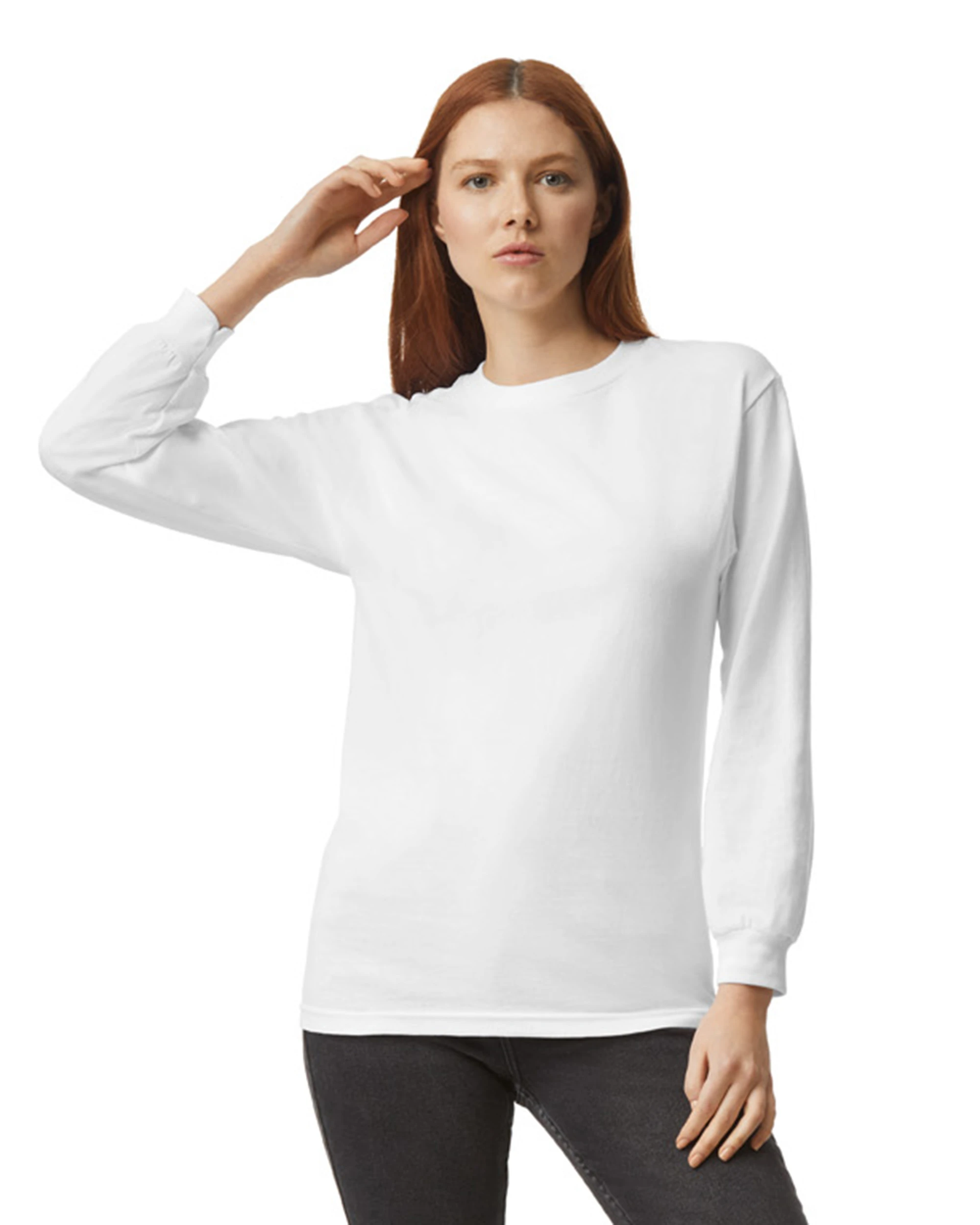 Adult Unisex Heavyweight Cotton Long-Sleeve T-shirt 7 Adult Unisex Heavyweight Cotton Long-Sleeve T-shirt - Image 5