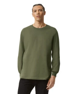 Adult Unisex Heavyweight Cotton Long-Sleeve T-shirt 40 Adult Unisex Heavyweight Cotton Long-Sleeve T-shirt -Jiffyshirts Sales Store 142403 1304 7764C 33S AM2023 SD F 04920