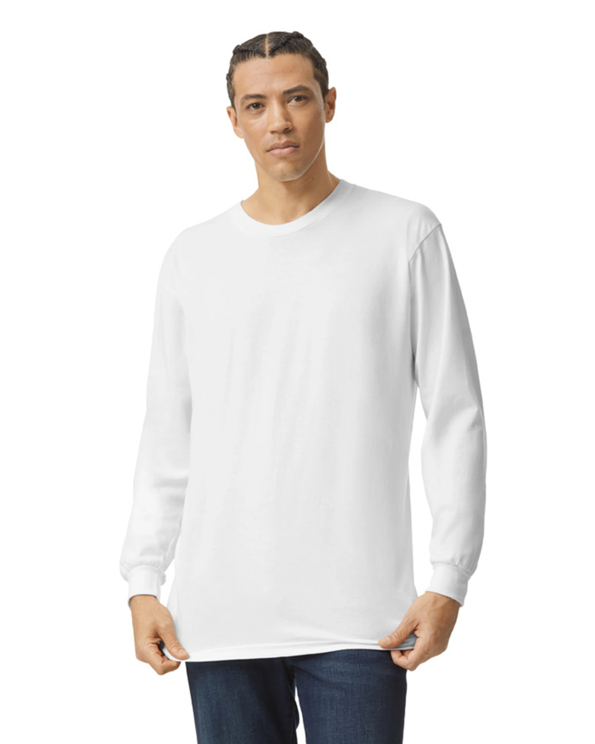 Unisex Fine Jersey USA Made Long-Sleeve T-Shirt 7 Unisex Fine Jersey USA Made Long-Sleeve T-Shirt - Image 5