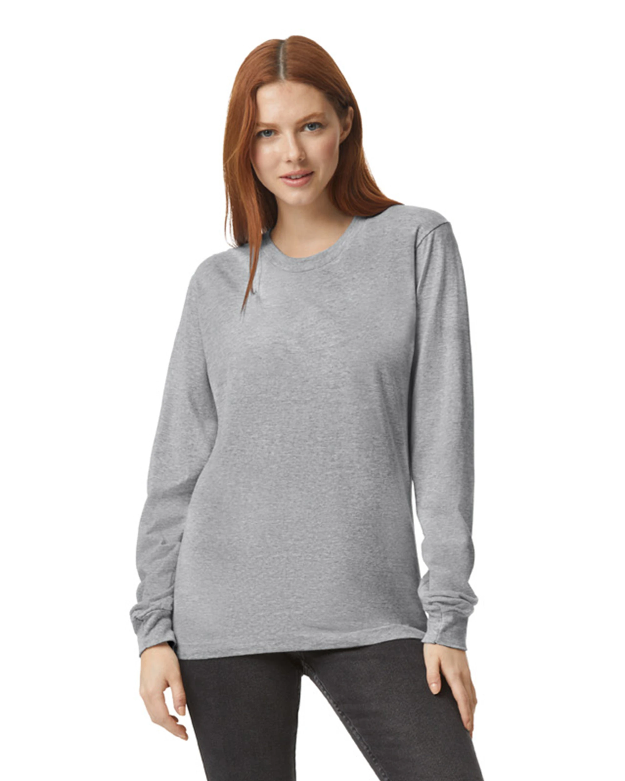 Unisex Fine Jersey USA Made Long-Sleeve T-Shirt 8 Unisex Fine Jersey USA Made Long-Sleeve T-Shirt - Image 6