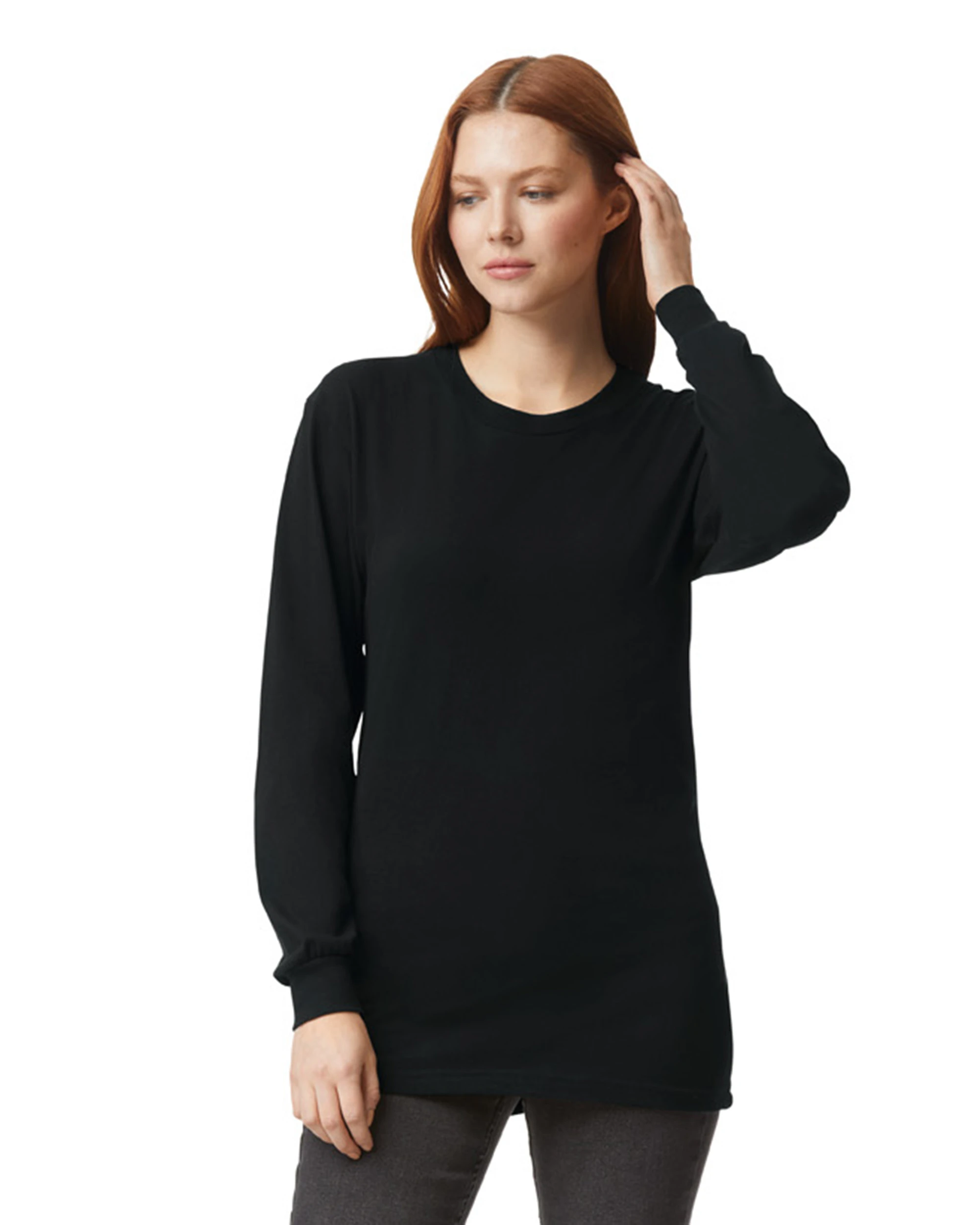 Unisex Fine Jersey USA Made Long-Sleeve T-Shirt 3 Unisex Fine Jersey USA Made Long-Sleeve T-Shirt