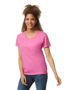 Gildan Ladies' Heavy Cotton™ 5.3 Oz. V-Neck T-Shirt 30 Gildan Ladies' Heavy Cotton™ 5.3 Oz. V-Neck T-Shirt -Jiffyshirts Sales Store 142996 5V00L 2045C 071 G2023 SD F 11645