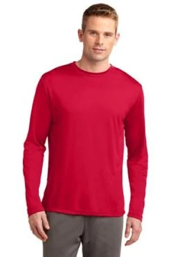 Tall Long Sleeve PosiCharge Competitor Tee -Jiffyshirts Sales Store 142c850721883c