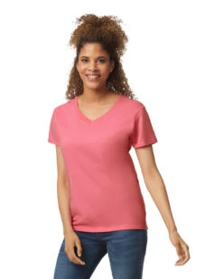 Gildan Ladies' Heavy Cotton™ 5.3 Oz. V-Neck T-Shirt 31 Gildan Ladies' Heavy Cotton™ 5.3 Oz. V-Neck T-Shirt -Jiffyshirts Sales Store 143023 5V00L 1777C 256 G2023 SD F 11645