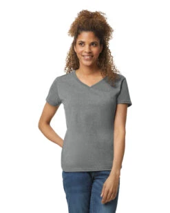 Gildan Ladies' Heavy Cotton™ 5.3 Oz. V-Neck T-Shirt 28 Gildan Ladies' Heavy Cotton™ 5.3 Oz. V-Neck T-Shirt -Jiffyshirts Sales Store 143047 5V00L 424C 516 G2023 SD F 12299