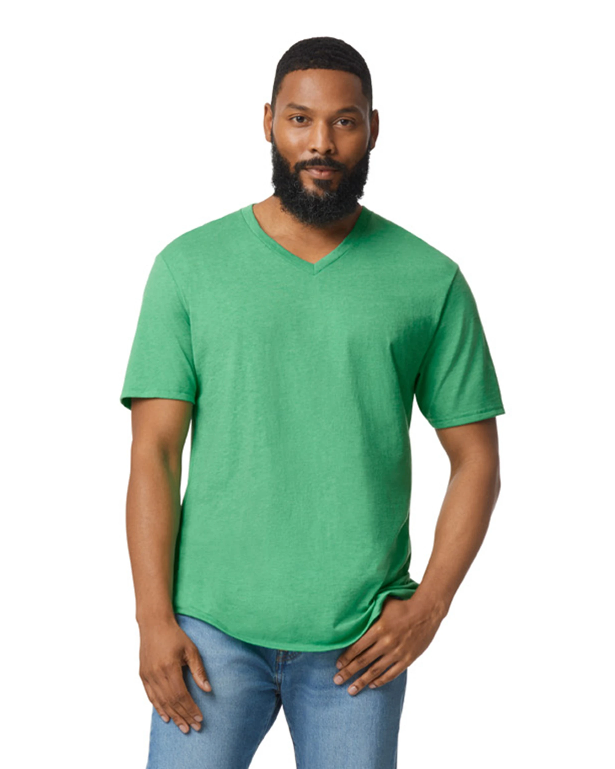 Gildan Adult Softstyle® 4.5 Oz. V-Neck T-Shirt 12 Gildan Adult Softstyle® 4.5 Oz. V-Neck T-Shirt - Image 10