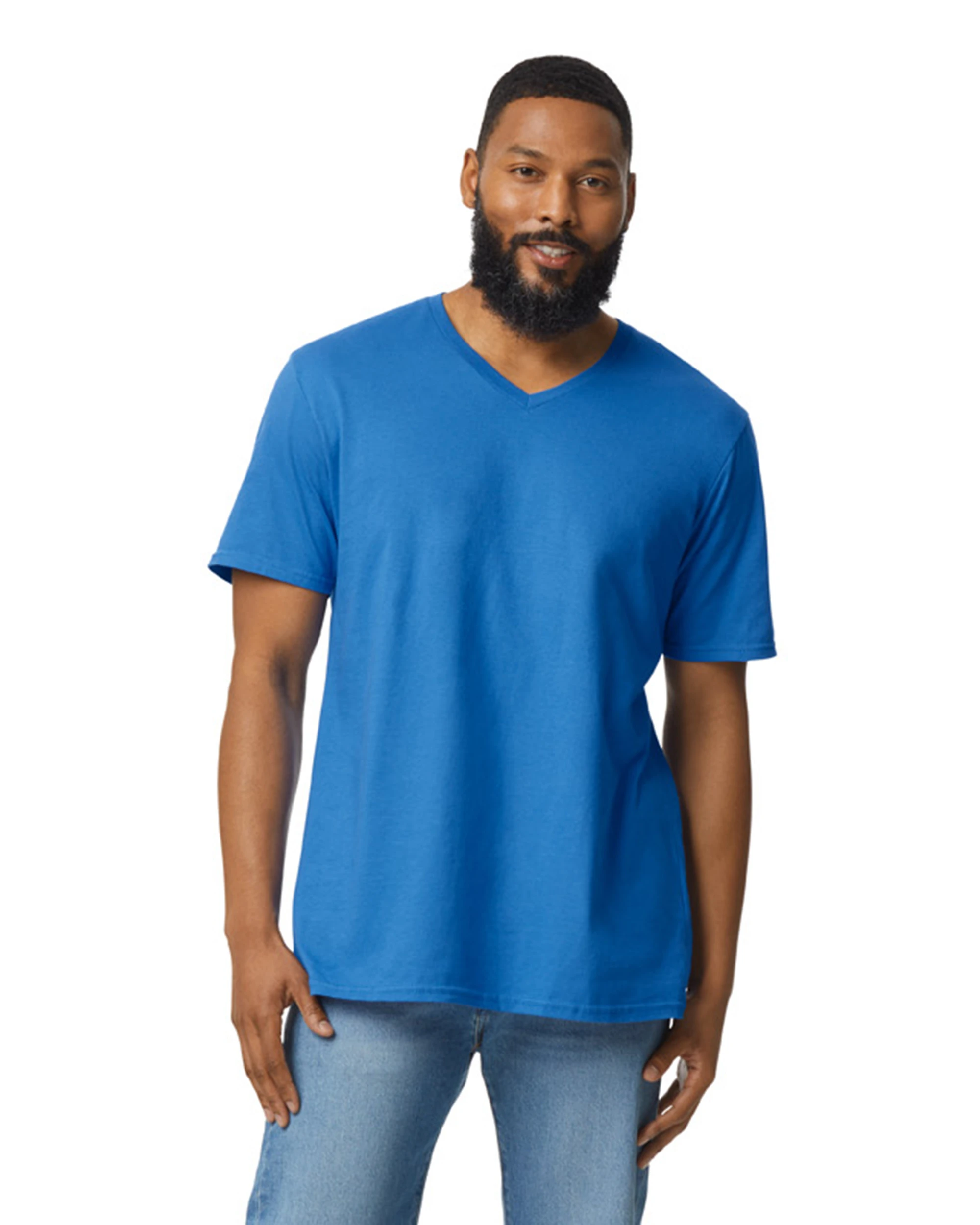Gildan Adult Softstyle® 4.5 Oz. V-Neck T-Shirt 13 Gildan Adult Softstyle® 4.5 Oz. V-Neck T-Shirt - Image 11