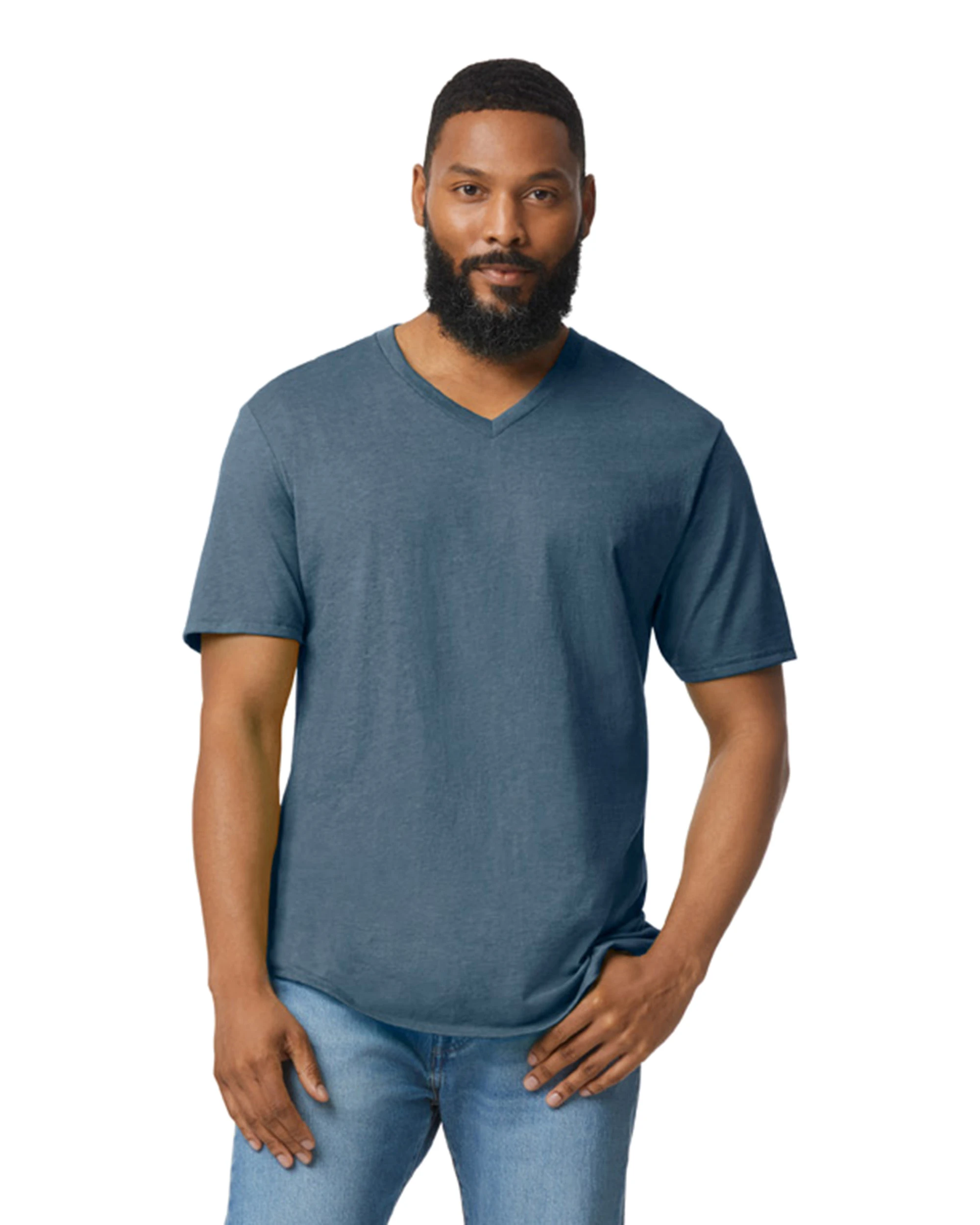 Gildan Adult Softstyle® 4.5 Oz. V-Neck T-Shirt 18 Gildan Adult Softstyle® 4.5 Oz. V-Neck T-Shirt - Image 16