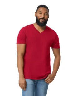 Gildan Adult Softstyle® 4.5 Oz. V-Neck T-Shirt 26 Gildan Adult Softstyle® 4.5 Oz. V-Neck T-Shirt -Jiffyshirts Sales Store 143102 64V00 187C 194 G2023 SD F 02703