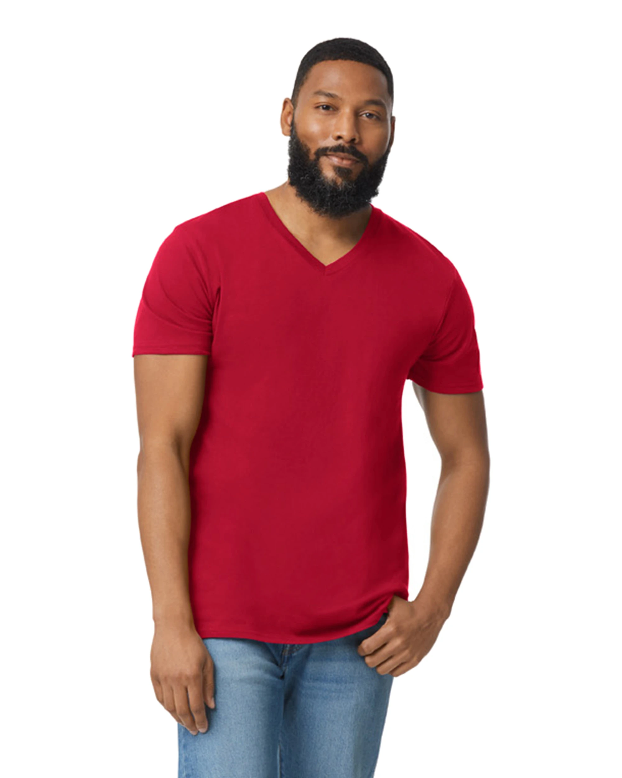 Gildan Adult Softstyle® 4.5 Oz. V-Neck T-Shirt 11 Gildan Adult Softstyle® 4.5 Oz. V-Neck T-Shirt - Image 9