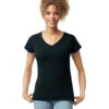Gildan Ladies' SoftStyle® 4.5 Oz. Fitted V-Neck T-Shirt 1 Gildan Ladies' SoftStyle® 4.5 Oz. Fitted V-Neck T-Shirt -Jiffyshirts Sales Store 143122 64V00L 426C 036 G2023 SD F 19268
