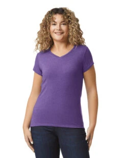 Gildan Ladies' SoftStyle® 4.5 Oz. Fitted V-Neck T-Shirt 27 Gildan Ladies' SoftStyle® 4.5 Oz. Fitted V-Neck T-Shirt -Jiffyshirts Sales Store 143140 64V00L 668C 232 G2023 SD F 18470
