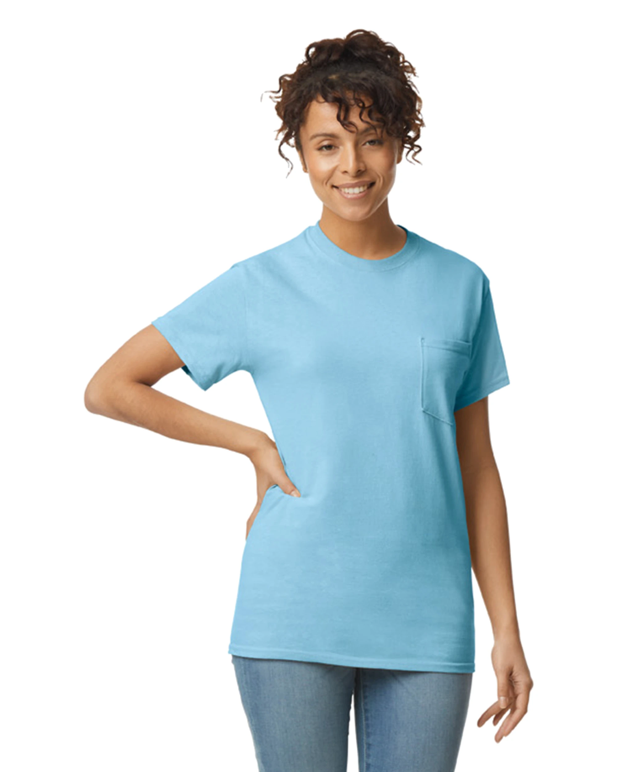 Gildan Adult Unisex Ultra Cotton® 6 Oz. Pocket T-Shirt 17 Gildan Adult Unisex Ultra Cotton® 6 Oz. Pocket T-Shirt - Image 15
