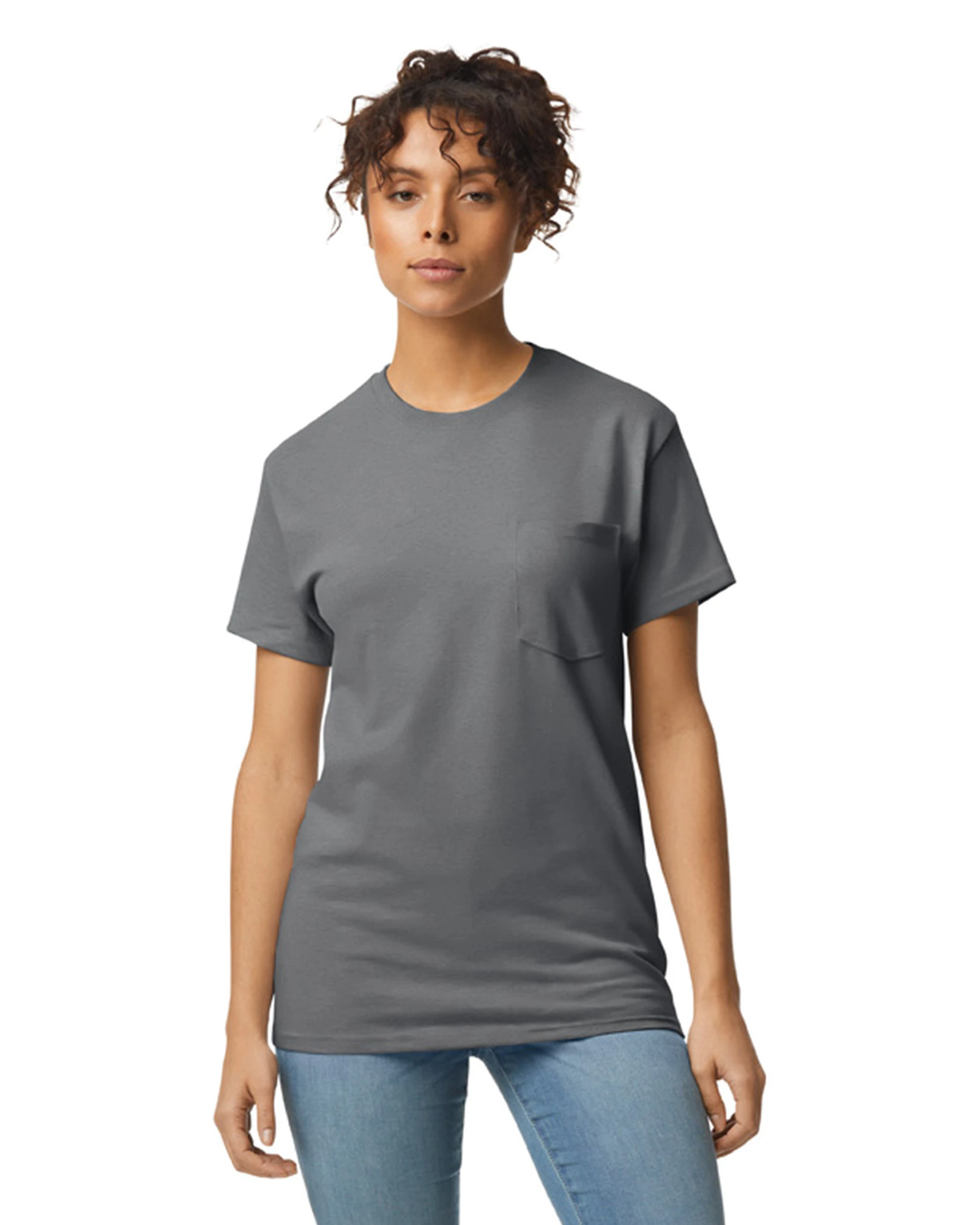 Gildan Adult Unisex Ultra Cotton® 6 Oz. Pocket T-Shirt 9 Gildan Adult Unisex Ultra Cotton® 6 Oz. Pocket T-Shirt - Image 7