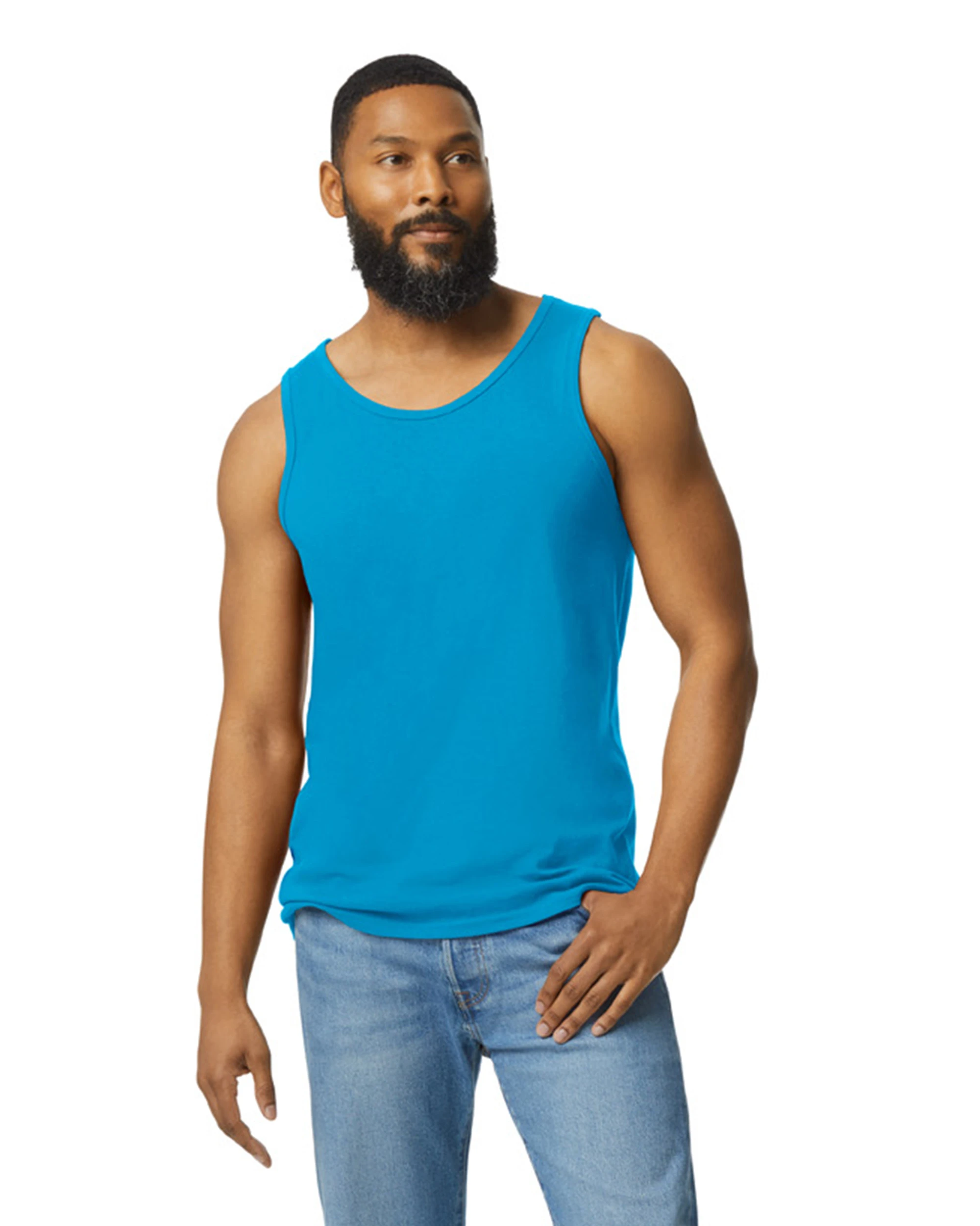 Gildan Adult Unisex Heavy Cotton™ 5.3 Oz. Tank 15 Gildan Adult Unisex Heavy Cotton™ 5.3 Oz. Tank - Image 13