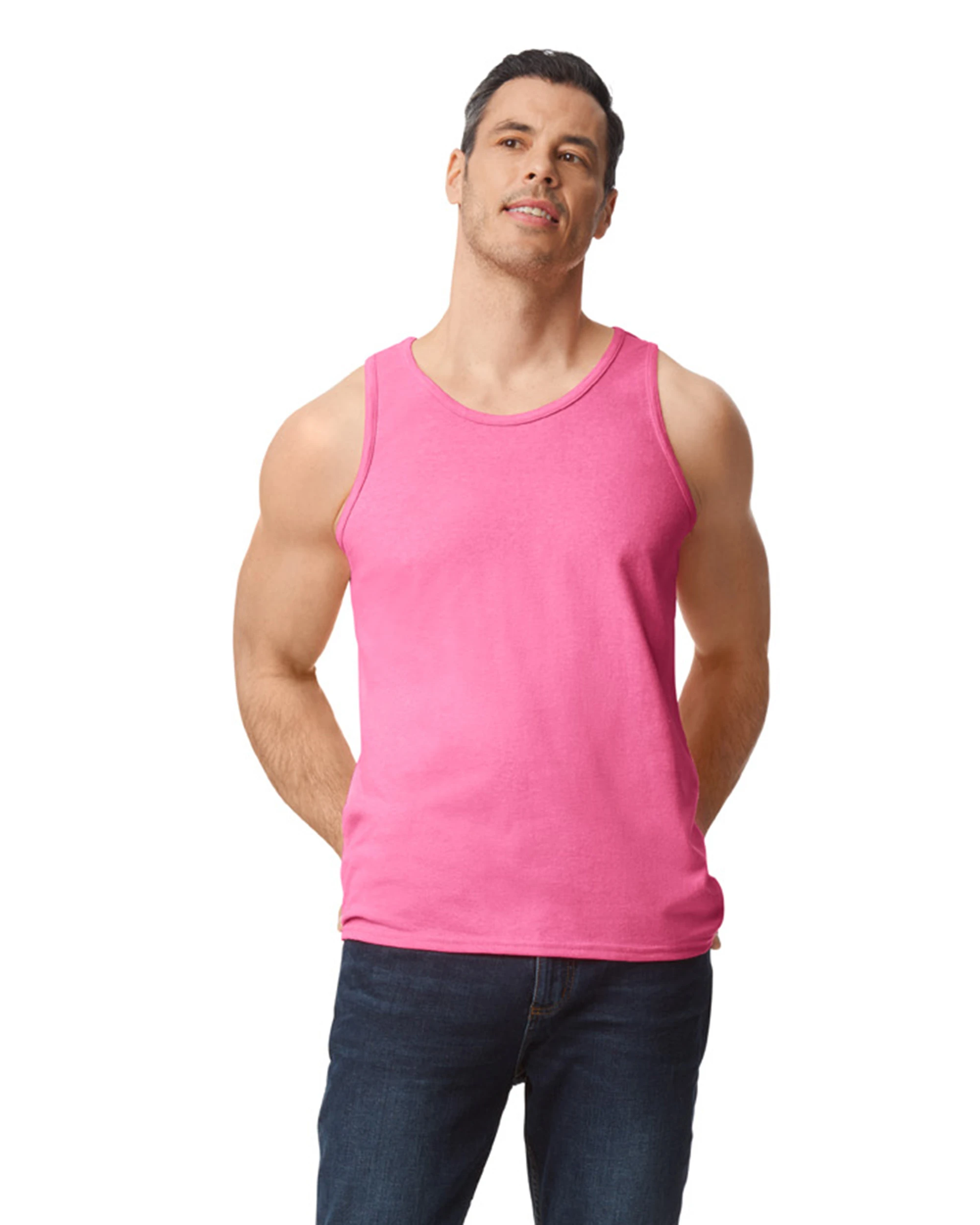 Gildan Adult Unisex Heavy Cotton™ 5.3 Oz. Tank 10 Gildan Adult Unisex Heavy Cotton™ 5.3 Oz. Tank - Image 8