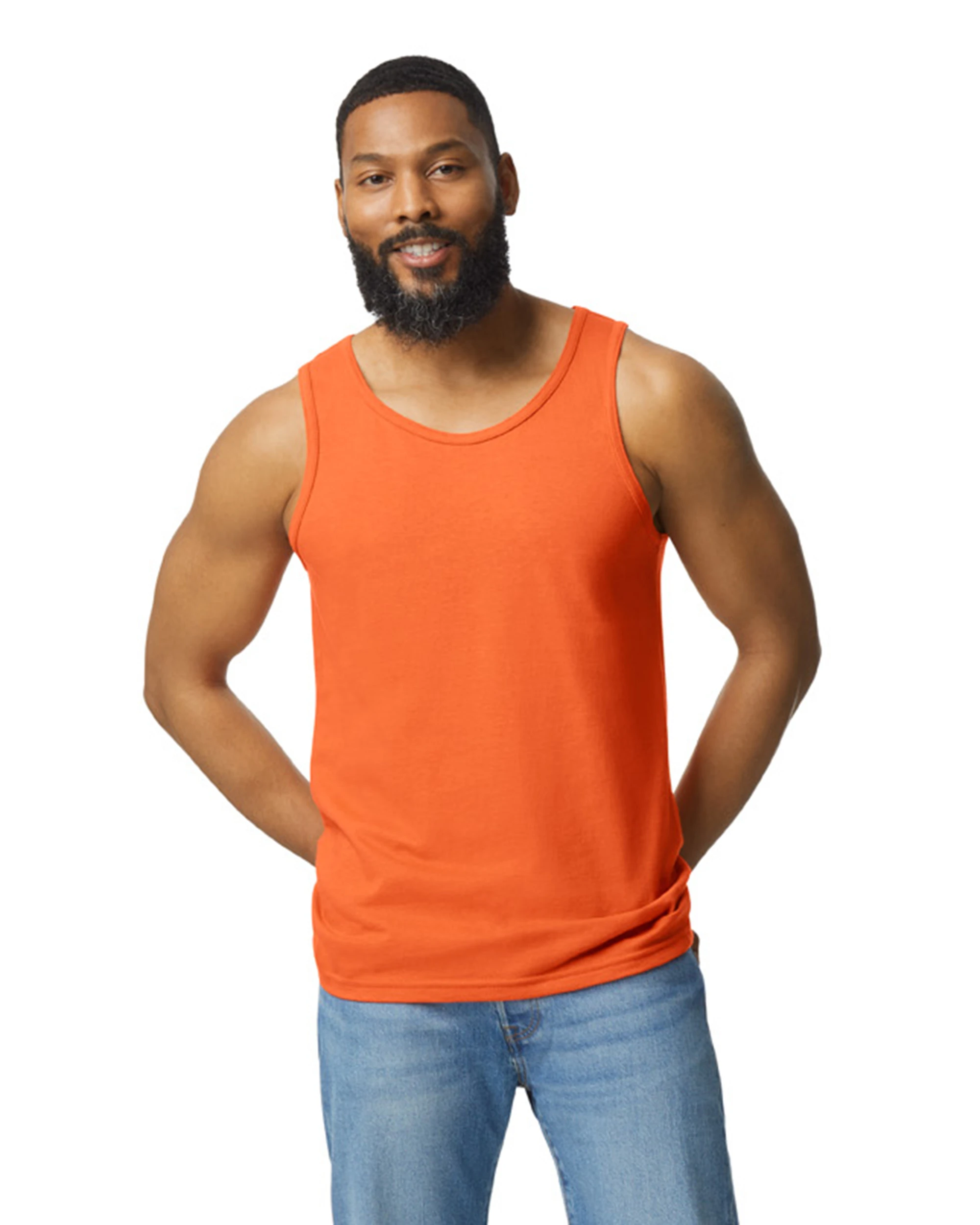 Gildan Adult Unisex Heavy Cotton™ 5.3 Oz. Tank 19 Gildan Adult Unisex Heavy Cotton™ 5.3 Oz. Tank - Image 17