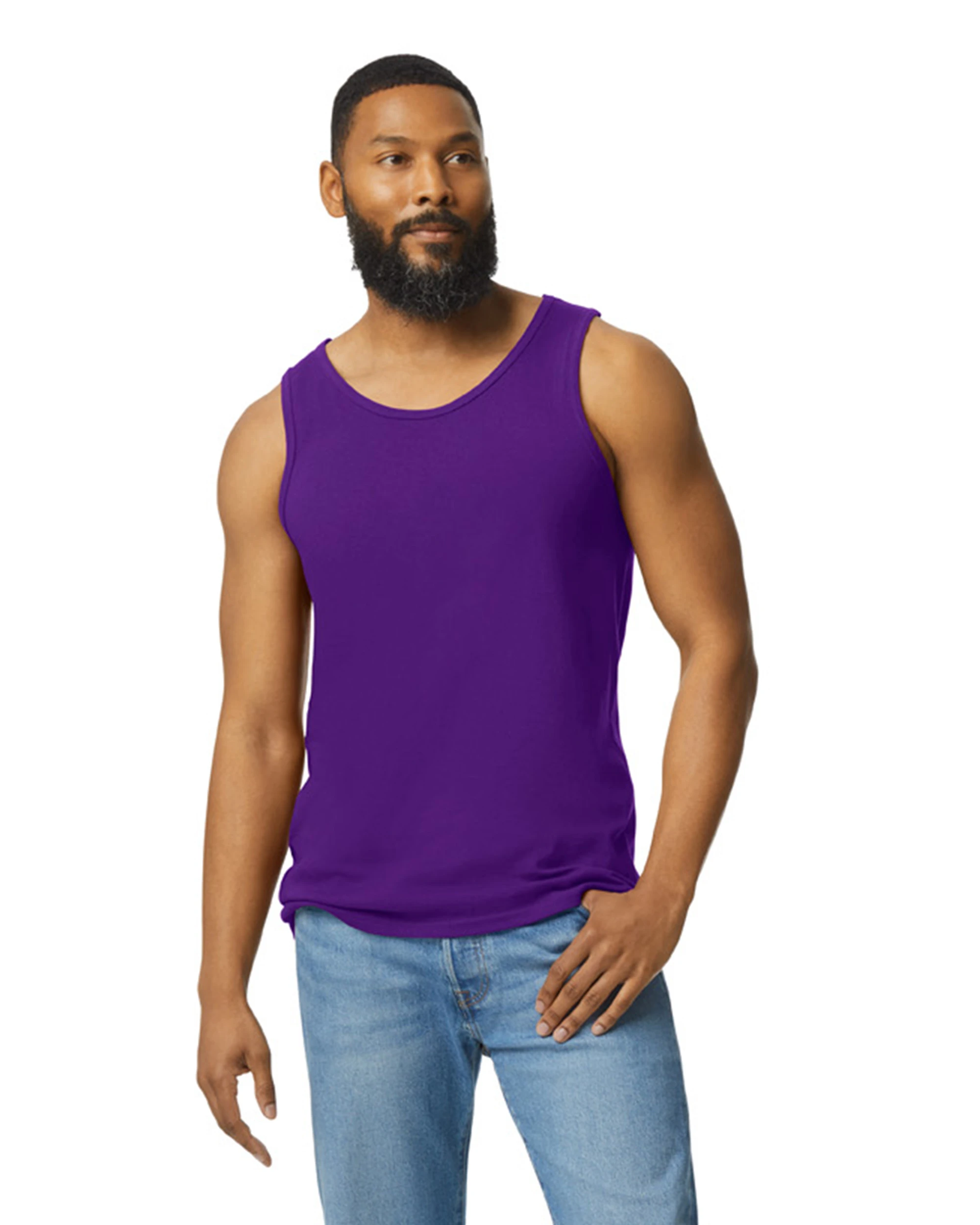 Gildan Adult Unisex Heavy Cotton™ 5.3 Oz. Tank 18 Gildan Adult Unisex Heavy Cotton™ 5.3 Oz. Tank - Image 16