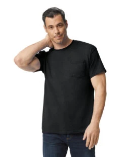Gildan Adult Unisex 5.5 Oz., 50/50 Pocket T-Shirt 25 Gildan Adult Unisex 5.5 Oz., 50/50 Pocket T-Shirt -Jiffyshirts Sales Store 144754 8300 426C 036 G2023 SD F 08087
