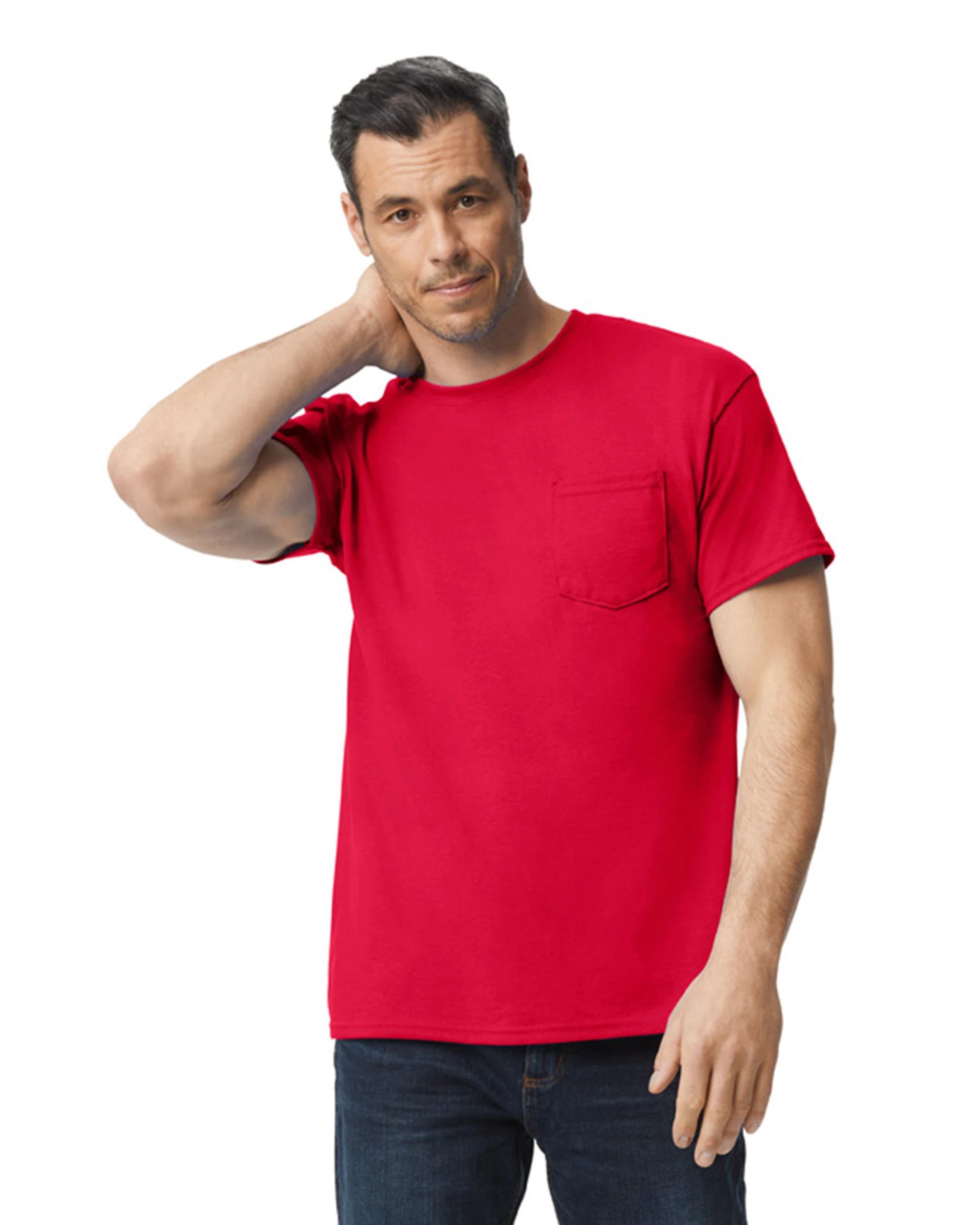 Gildan Adult Unisex 5.5 Oz., 50/50 Pocket T-Shirt 13 Gildan Adult Unisex 5.5 Oz., 50/50 Pocket T-Shirt - Image 11