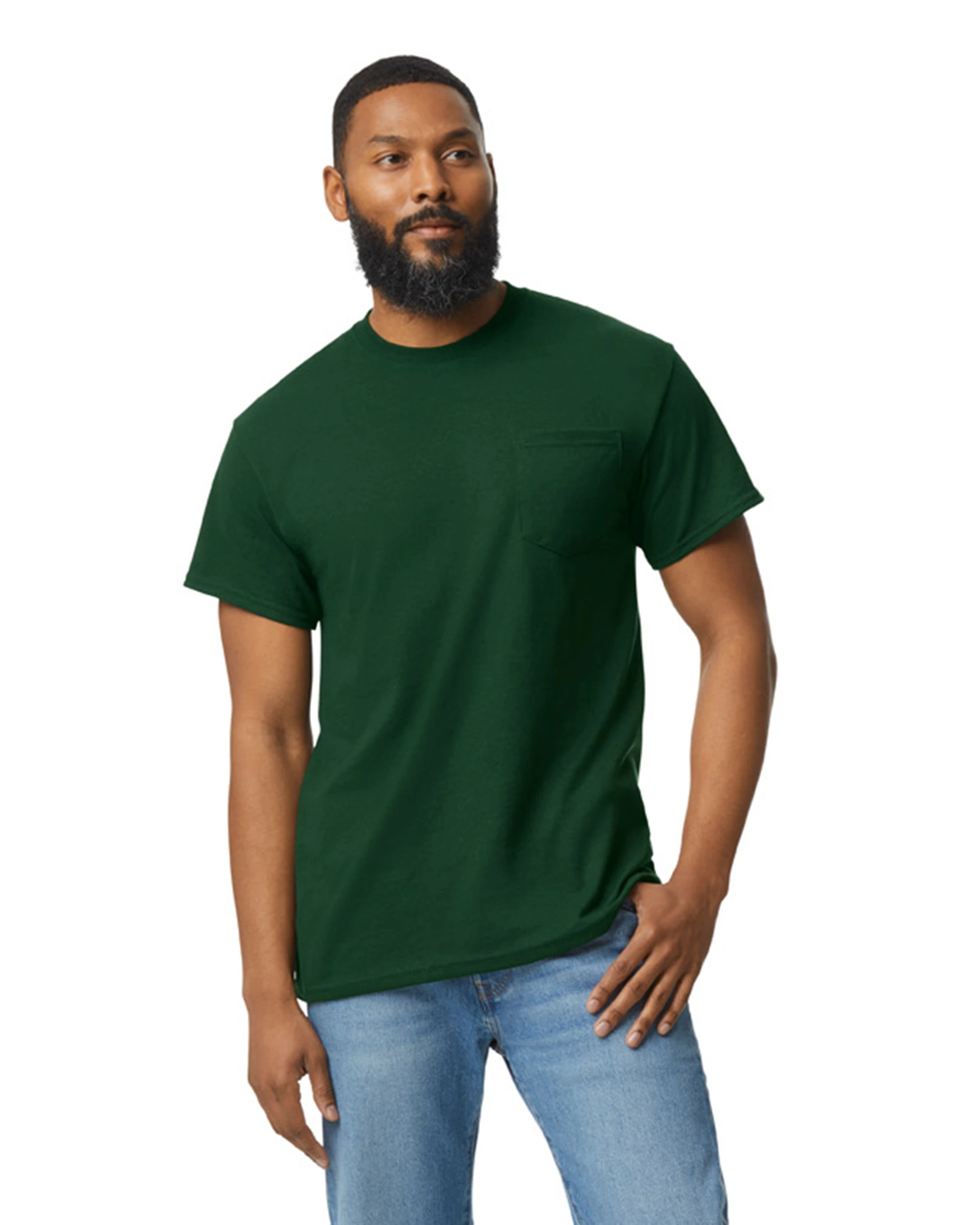Gildan Adult Unisex 5.5 Oz., 50/50 Pocket T-Shirt 15 Gildan Adult Unisex 5.5 Oz., 50/50 Pocket T-Shirt - Image 13