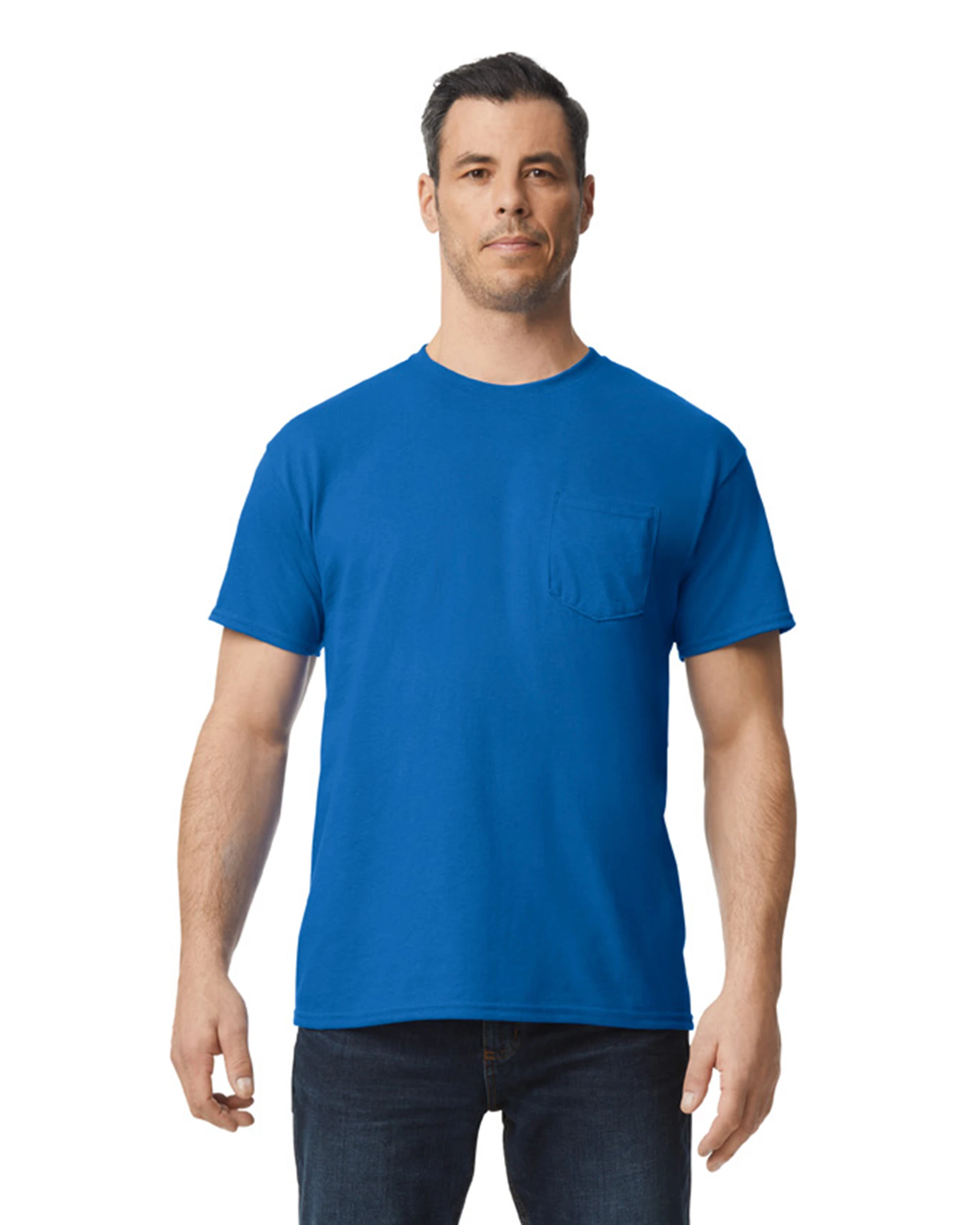 Gildan Adult Unisex 5.5 Oz., 50/50 Pocket T-Shirt 16 Gildan Adult Unisex 5.5 Oz., 50/50 Pocket T-Shirt - Image 14