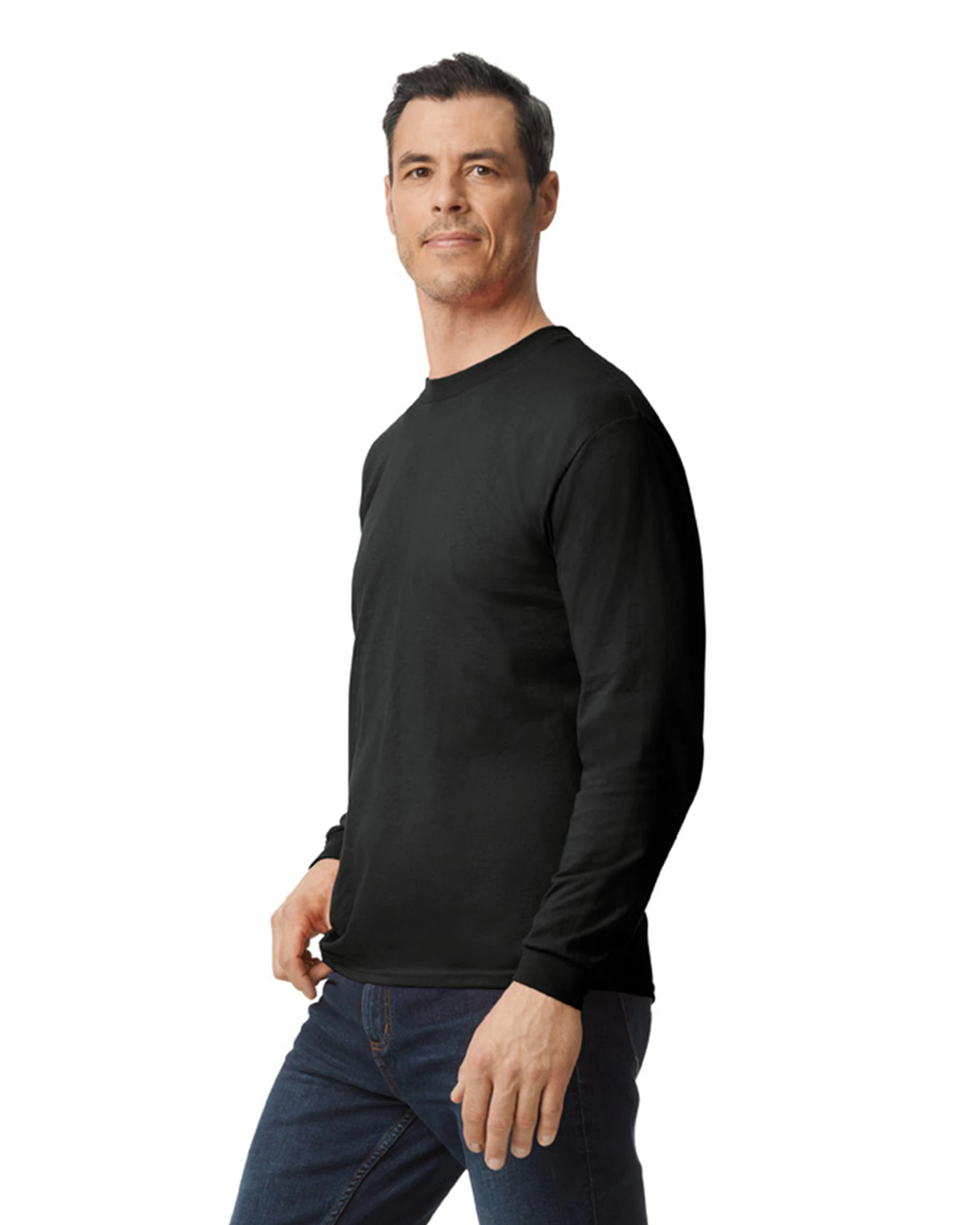 Gildan Adult Unisex 5.5 Oz., 50/50 Long-Sleeve T-Shirt 4 Gildan Adult Unisex 5.5 Oz., 50/50 Long-Sleeve T-Shirt - Image 2