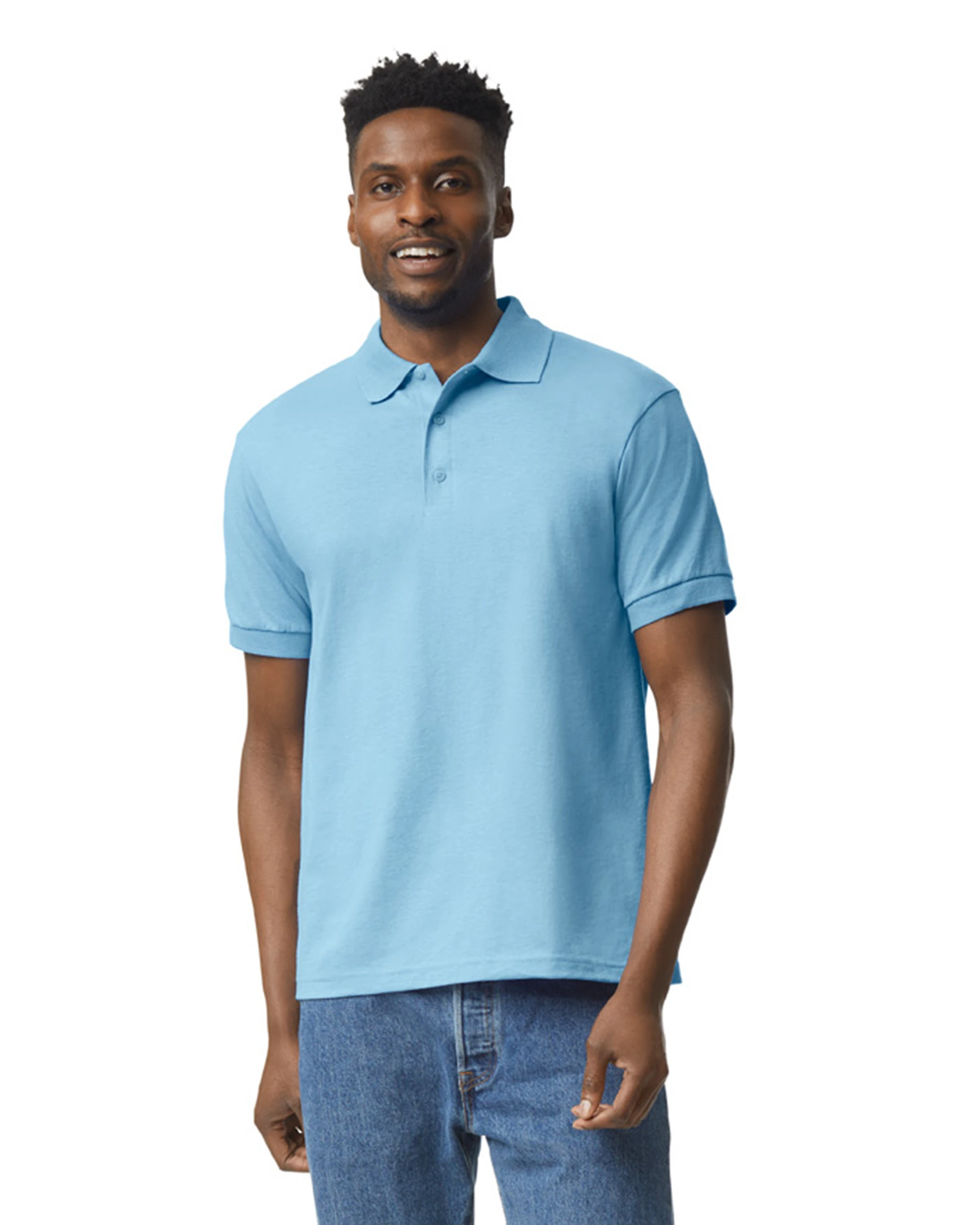 Gildan Adult Unisex 6 Oz. 50/50 Jersey Polo 18 Gildan Adult Unisex 6 Oz. 50/50 Jersey Polo - Image 16