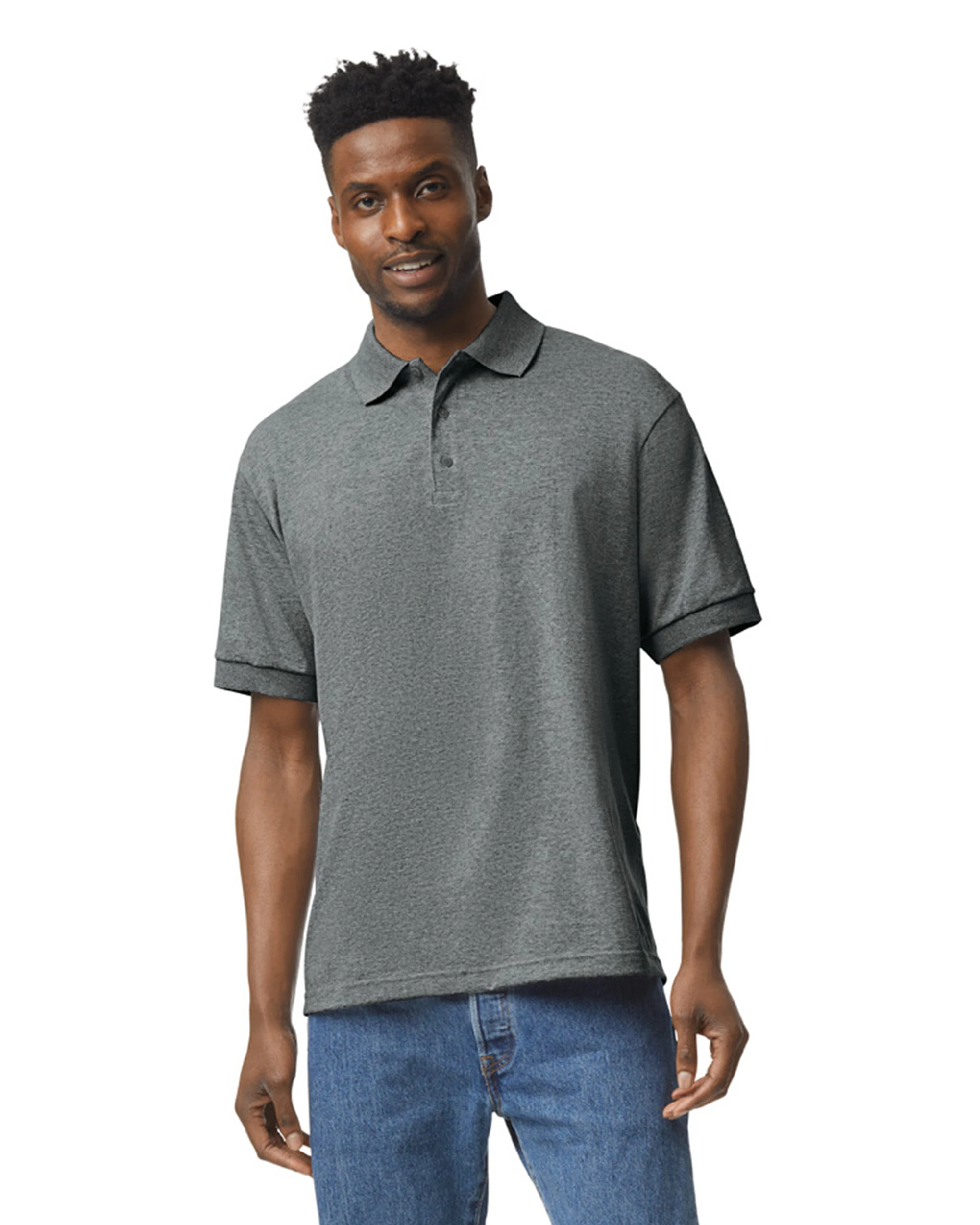 Gildan Adult Unisex 6 Oz. 50/50 Jersey Polo 9 Gildan Adult Unisex 6 Oz. 50/50 Jersey Polo - Image 7