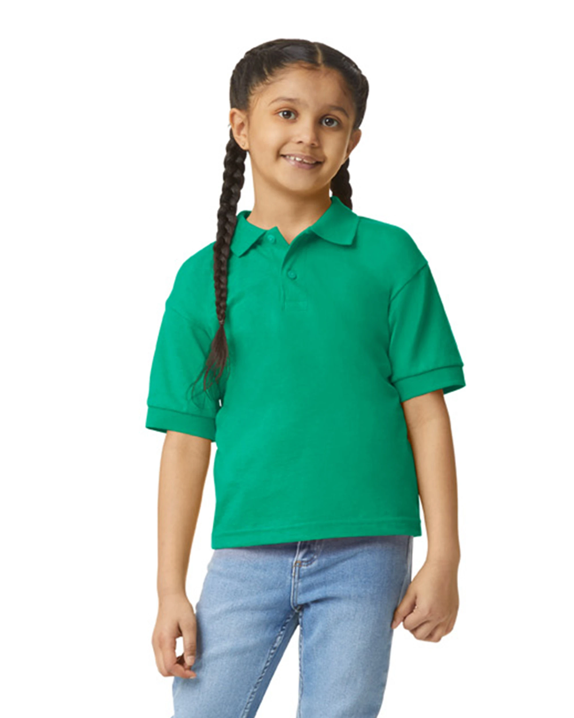 Gildan Youth Unisex 6 Oz., 50/50 Jersey Polo 18 Gildan Youth Unisex 6 Oz., 50/50 Jersey Polo - Image 16