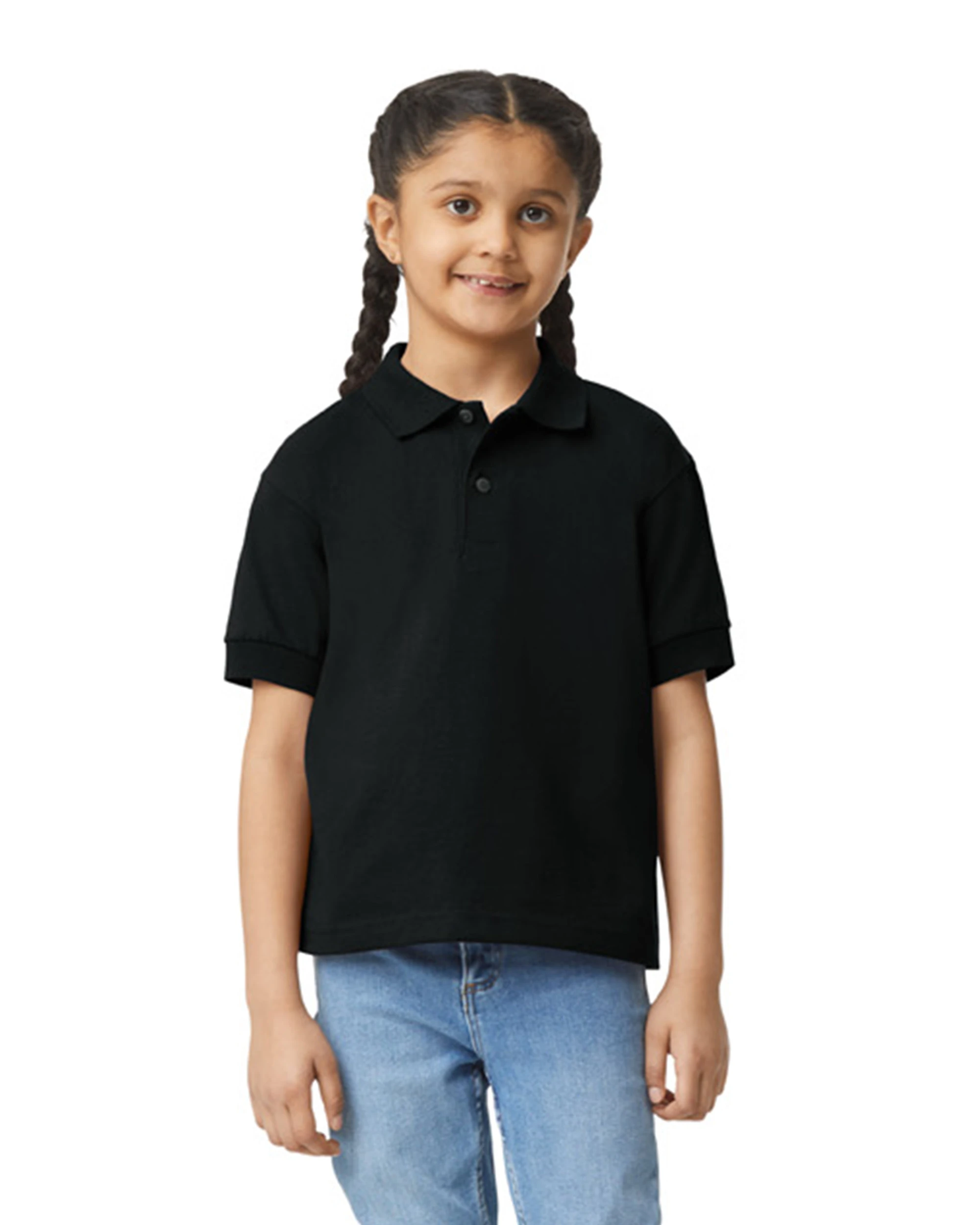 Gildan Youth Unisex 6 Oz., 50/50 Jersey Polo 10 Gildan Youth Unisex 6 Oz., 50/50 Jersey Polo - Image 8