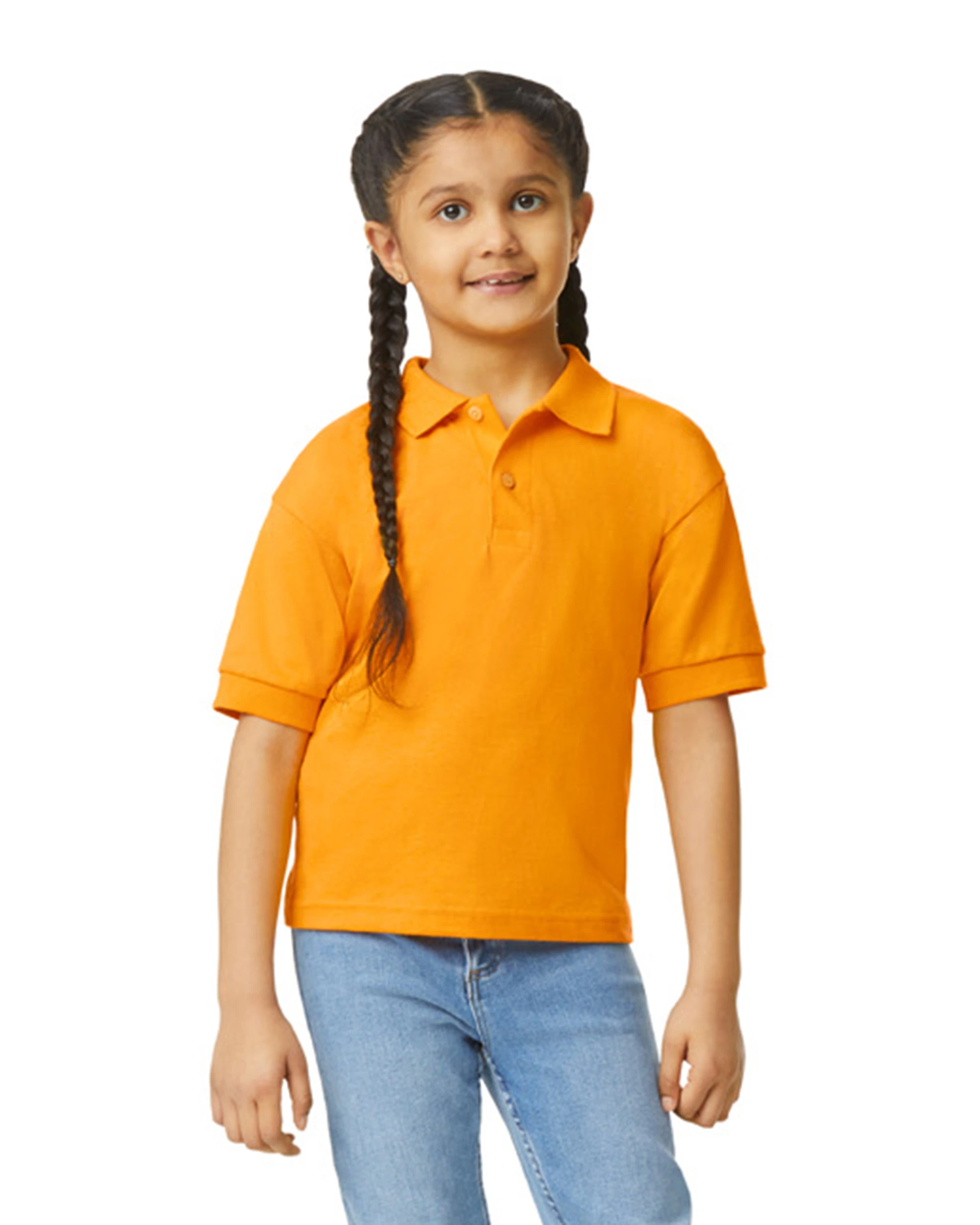 Gildan Youth Unisex 6 Oz., 50/50 Jersey Polo 11 Gildan Youth Unisex 6 Oz., 50/50 Jersey Polo - Image 9