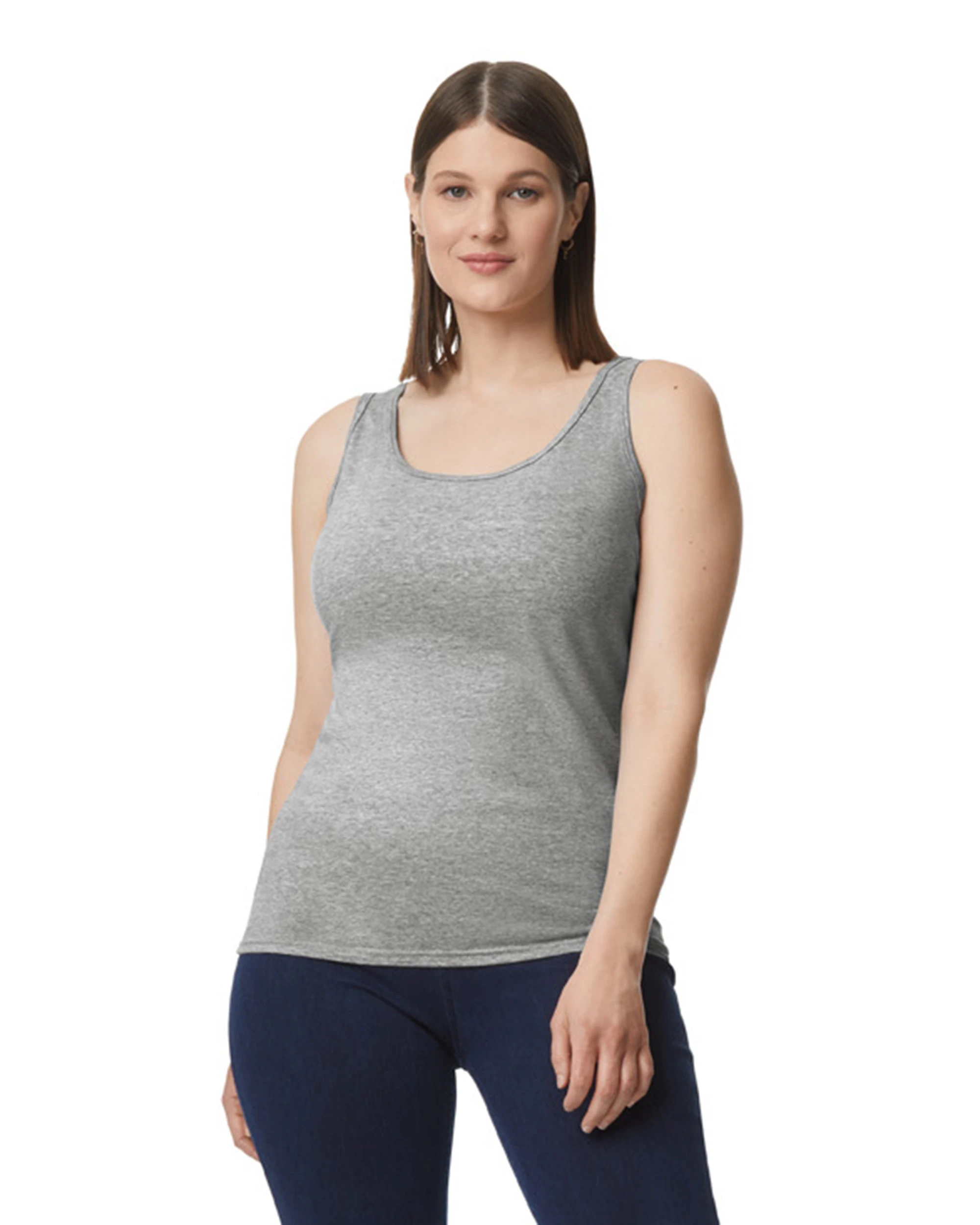 Gildan Ladies' Softstyle® 4.5 Oz. Fitted Tank 8 Gildan Ladies' Softstyle® 4.5 Oz. Fitted Tank - Image 6