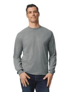 Gildan Hammer™ Adult Unisex 6 Oz. Long-Sleeve T-Shirt -Jiffyshirts Sales Store 146502 H400 424C 516 G2023 SD F 03849