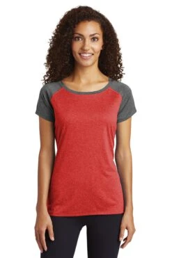 Ladies Heather-On-Heather Contender Scoop Neck Tee 17 Ladies Heather-On-Heather Contender Scoop Neck Tee -Jiffyshirts Sales Store 149d8d0d48e991
