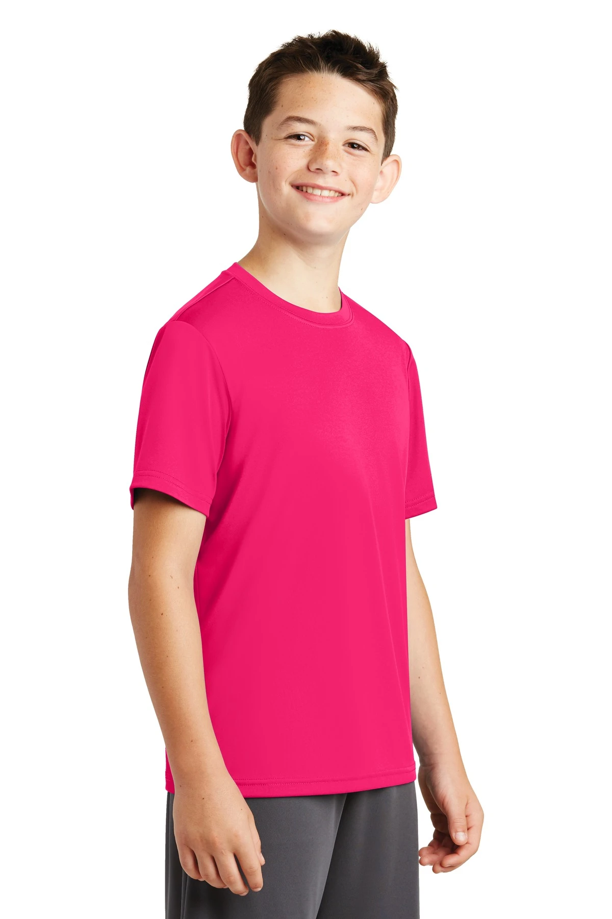 Youth Unisex PosiCharge Tough Tee 4 Youth Unisex PosiCharge Tough Tee - Image 2