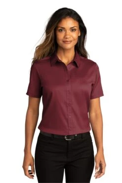 Ladies Short Sleeve SuperPro React ™ Twill Shirt 31 Ladies Short Sleeve SuperPro React ™ Twill Shirt -Jiffyshirts Sales Store 158fcf3991ace6