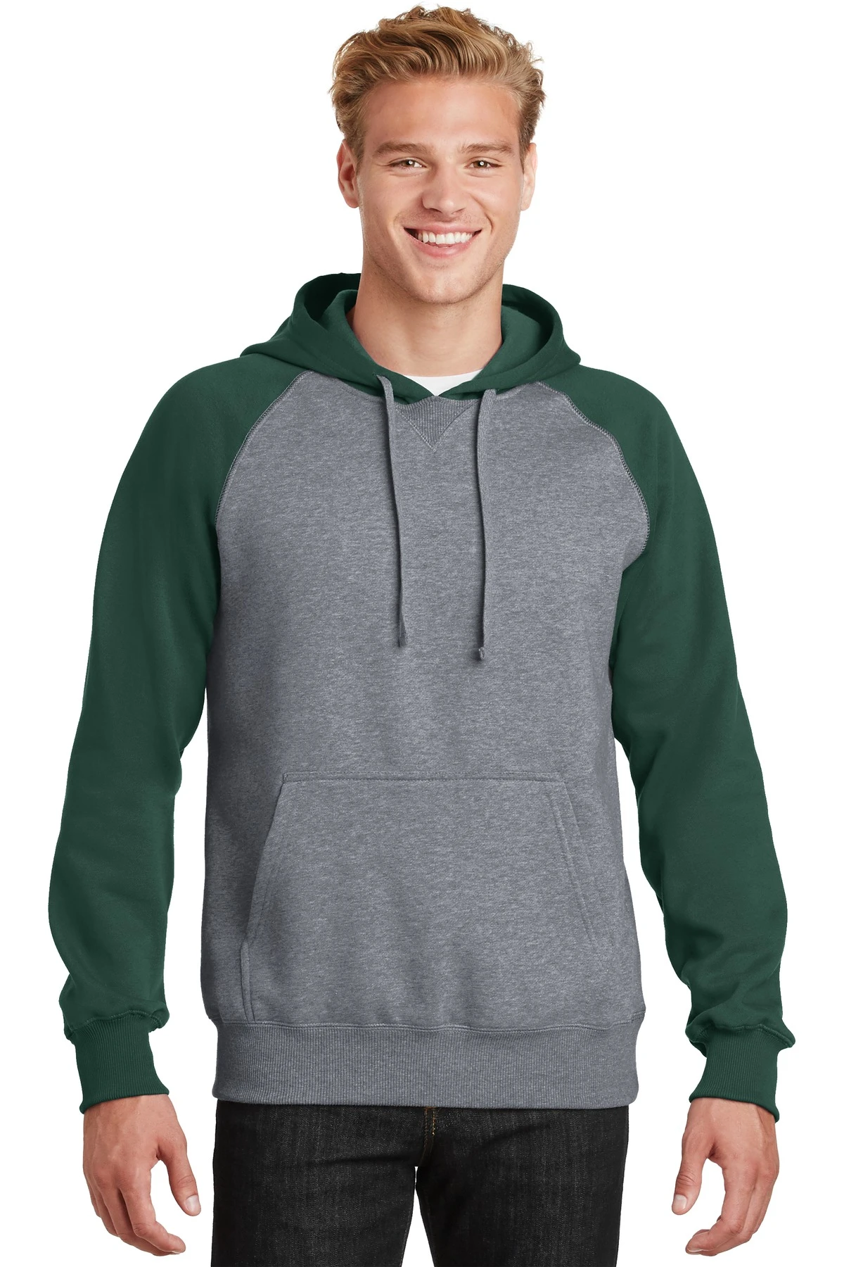 Raglan Colorblock Pullover Hooded Sweatshirt 11 Raglan Colorblock Pullover Hooded Sweatshirt - Image 9