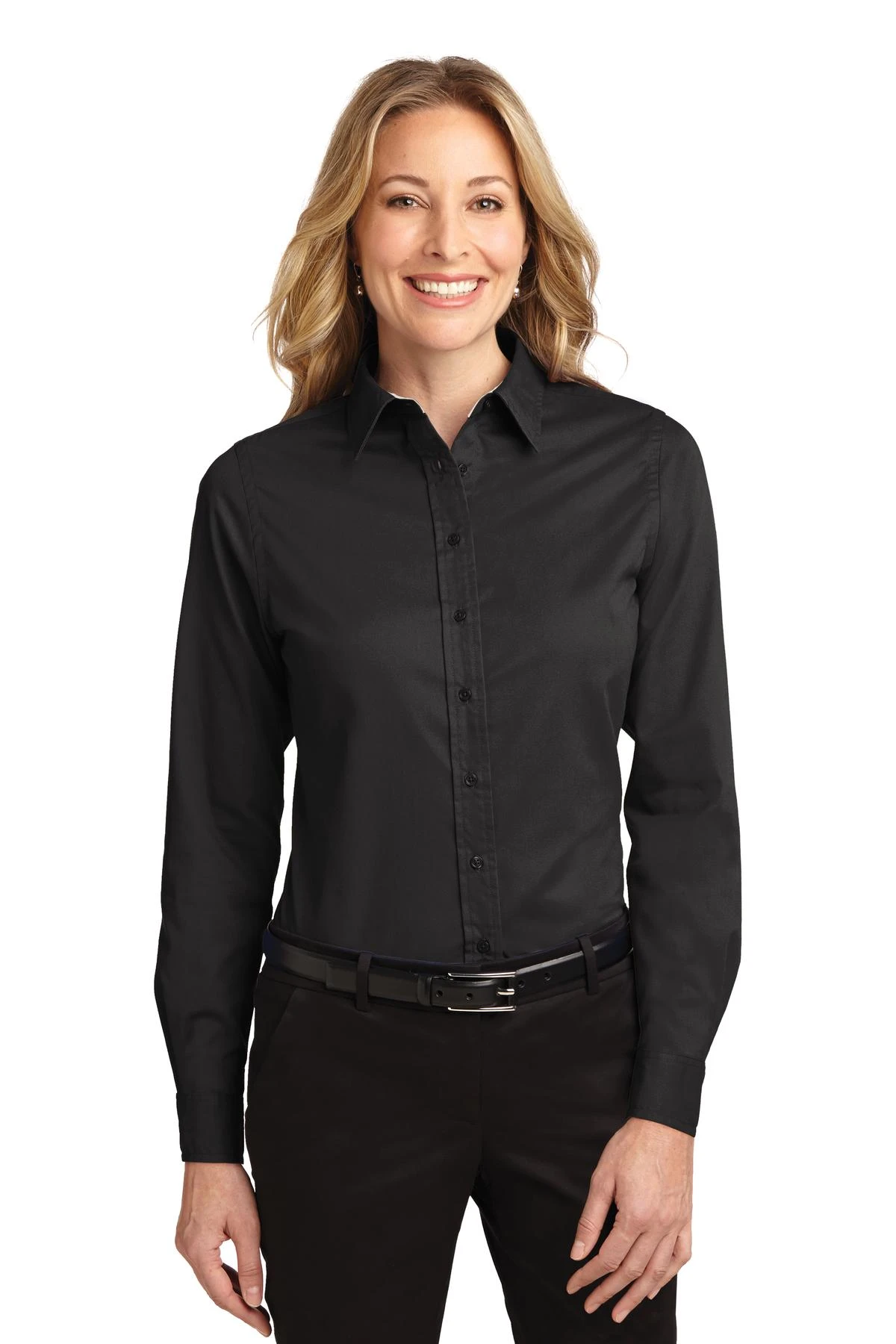 Ladies Long Sleeve Easy Care Shirt 7 Ladies Long Sleeve Easy Care Shirt - Image 5