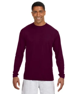 Men's Cooling Performance Long Sleeve T-Shirt -Jiffyshirts Sales Store 1655372ec27a1d