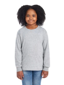 Jerzees Youth Unisex 5.6 Oz. DRI-POWER® ACTIVE Long-Sleeve T-Shirt 21 Jerzees Youth Unisex 5.6 Oz. DRI-POWER® ACTIVE Long-Sleeve T-Shirt -Jiffyshirts Sales Store 1680065996 29BLR Athletic Heather FRONT 0651 1200x1600