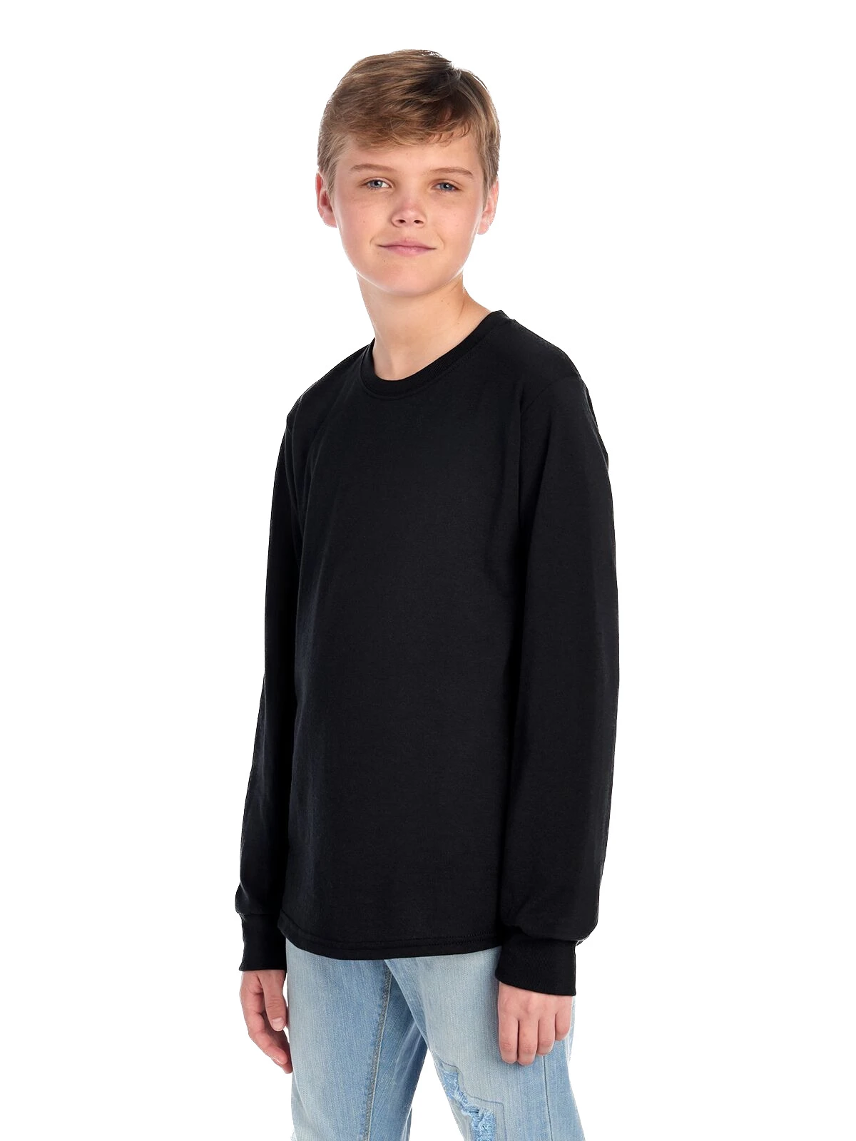 Jerzees Youth Unisex 5.6 Oz. DRI-POWER® ACTIVE Long-Sleeve T-Shirt 4 Jerzees Youth Unisex 5.6 Oz. DRI-POWER® ACTIVE Long-Sleeve T-Shirt - Image 2