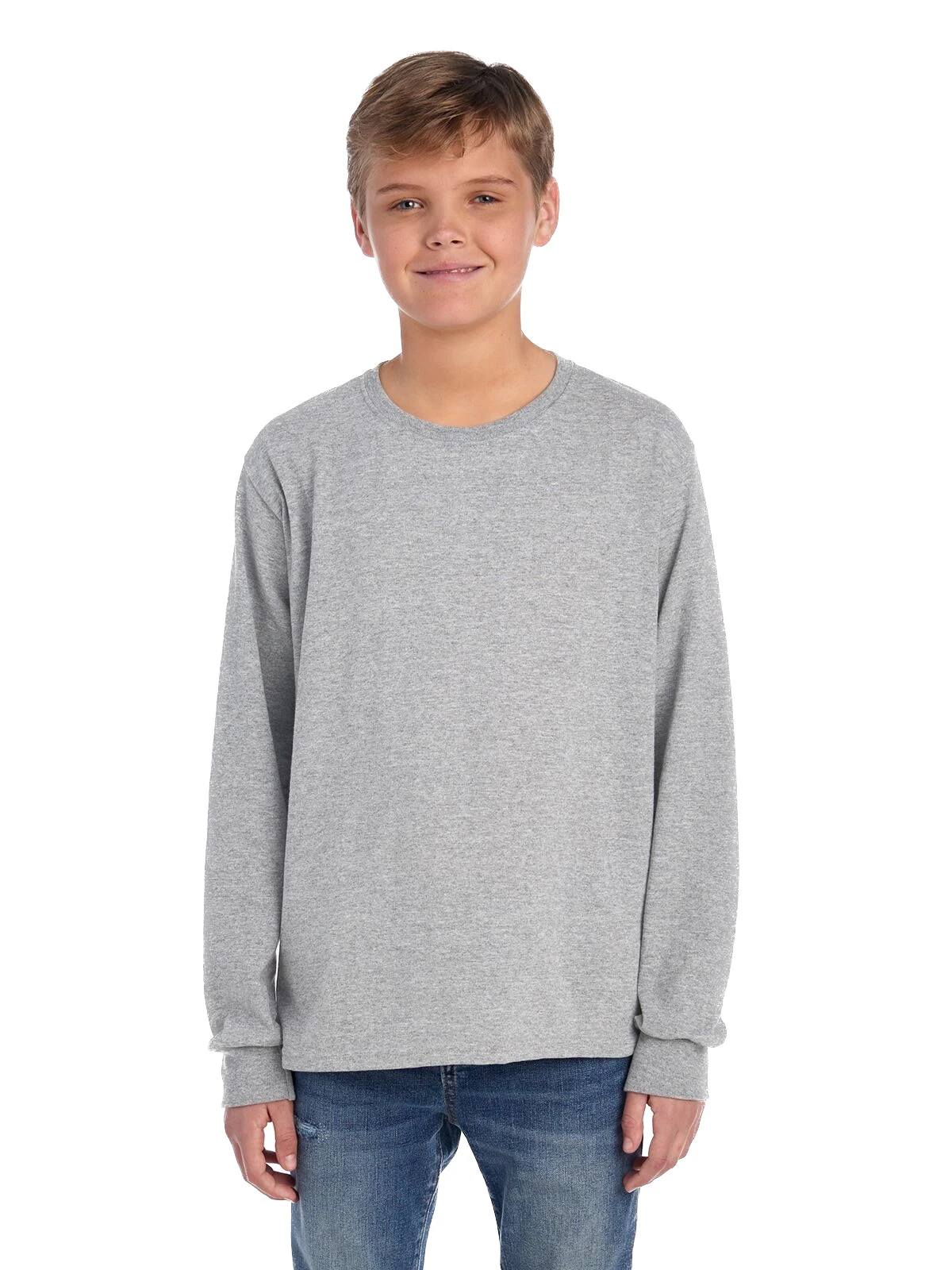 Jerzees Youth Unisex 5.6 Oz. DRI-POWER® ACTIVE Long-Sleeve T-Shirt 9 Jerzees Youth Unisex 5.6 Oz. DRI-POWER® ACTIVE Long-Sleeve T-Shirt - Image 7
