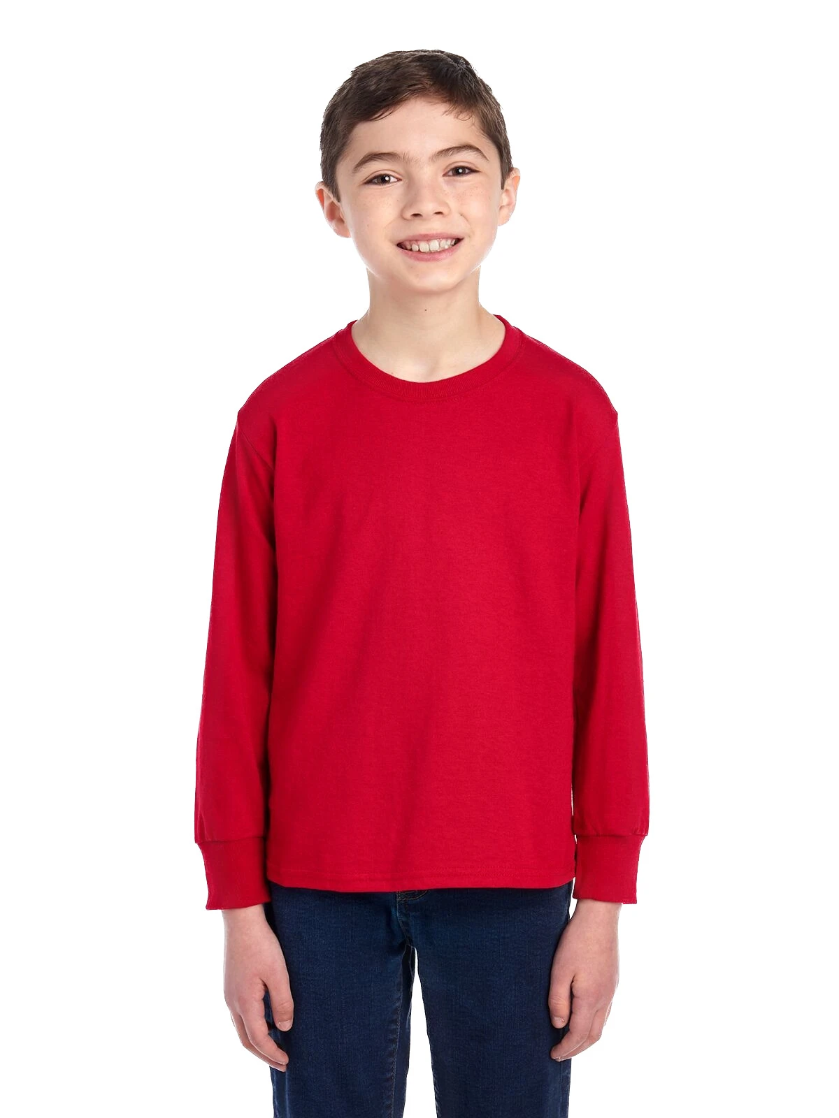 Jerzees Youth Unisex 5.6 Oz. DRI-POWER® ACTIVE Long-Sleeve T-Shirt 10 Jerzees Youth Unisex 5.6 Oz. DRI-POWER® ACTIVE Long-Sleeve T-Shirt - Image 8