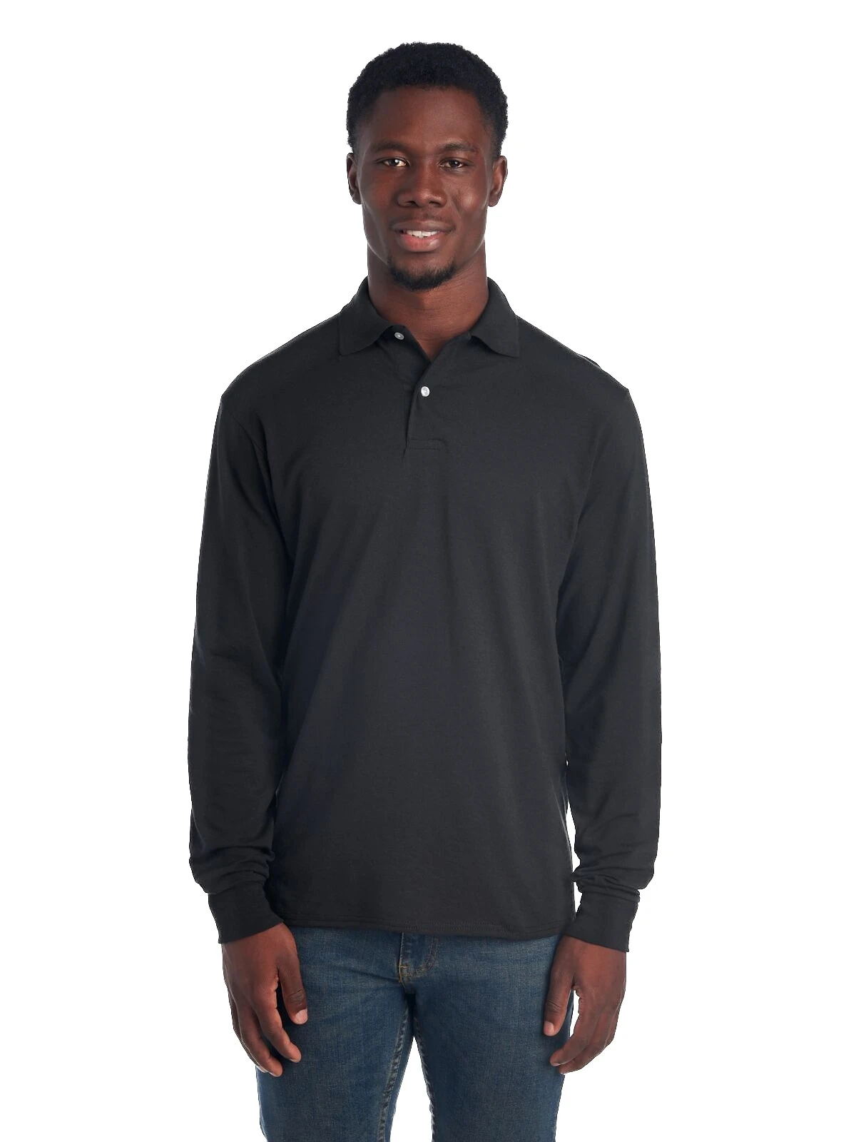 Jerzees Adult Unisex 5.6 Oz. SpotShield™ Long-Sleeve Jersey Polo 8 Jerzees Adult Unisex 5.6 Oz. SpotShield™ Long-Sleeve Jersey Polo - Image 6