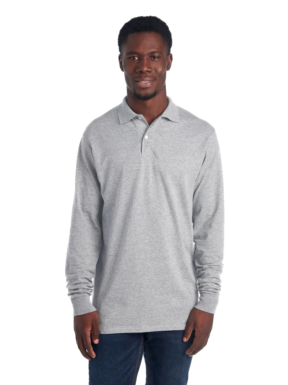 Jerzees Adult Unisex 5.6 Oz. SpotShield™ Long-Sleeve Jersey Polo 7 Jerzees Adult Unisex 5.6 Oz. SpotShield™ Long-Sleeve Jersey Polo - Image 5