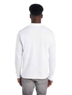 Jerzees Adult Unisex 5.6 Oz. SpotShield™ Long-Sleeve Jersey Polo 14 Jerzees Adult Unisex 5.6 Oz. SpotShield™ Long-Sleeve Jersey Polo -Jiffyshirts Sales Store 1680065996 437MLR White back