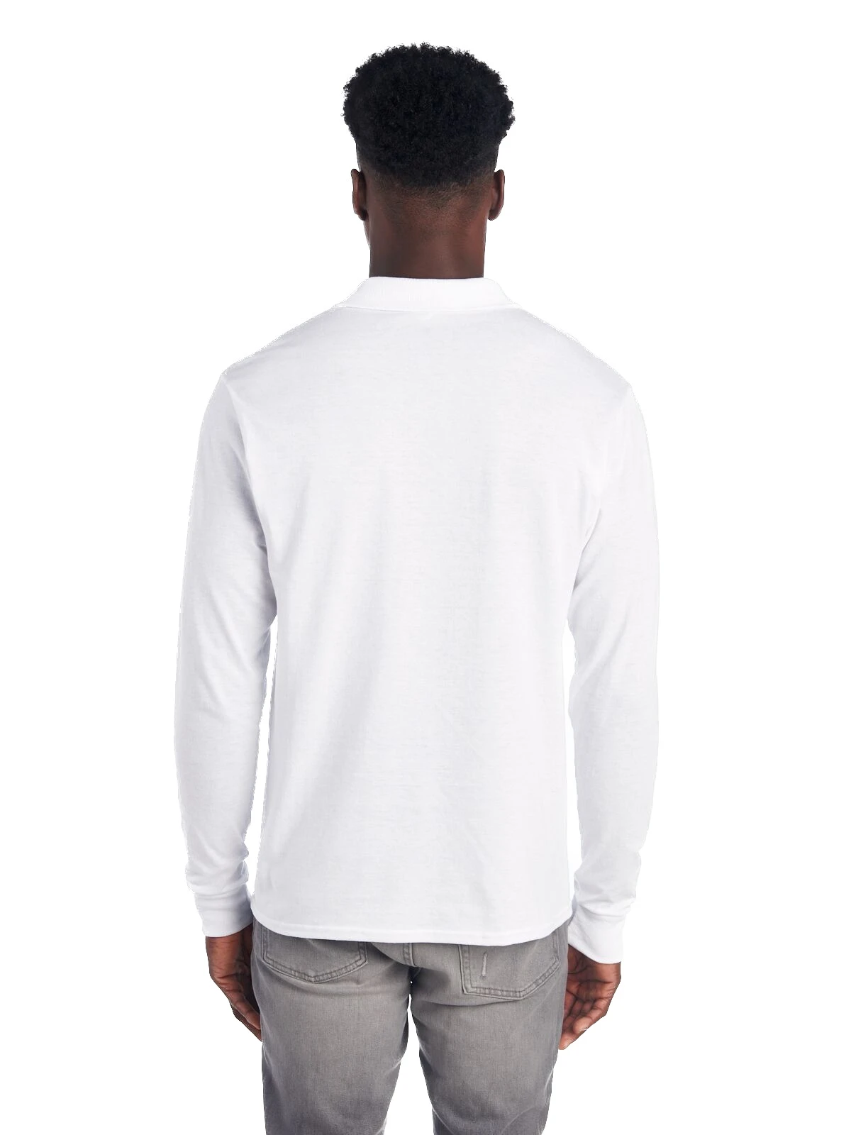 Jerzees Adult Unisex 5.6 Oz. SpotShield™ Long-Sleeve Jersey Polo 5 Jerzees Adult Unisex 5.6 Oz. SpotShield™ Long-Sleeve Jersey Polo - Image 3